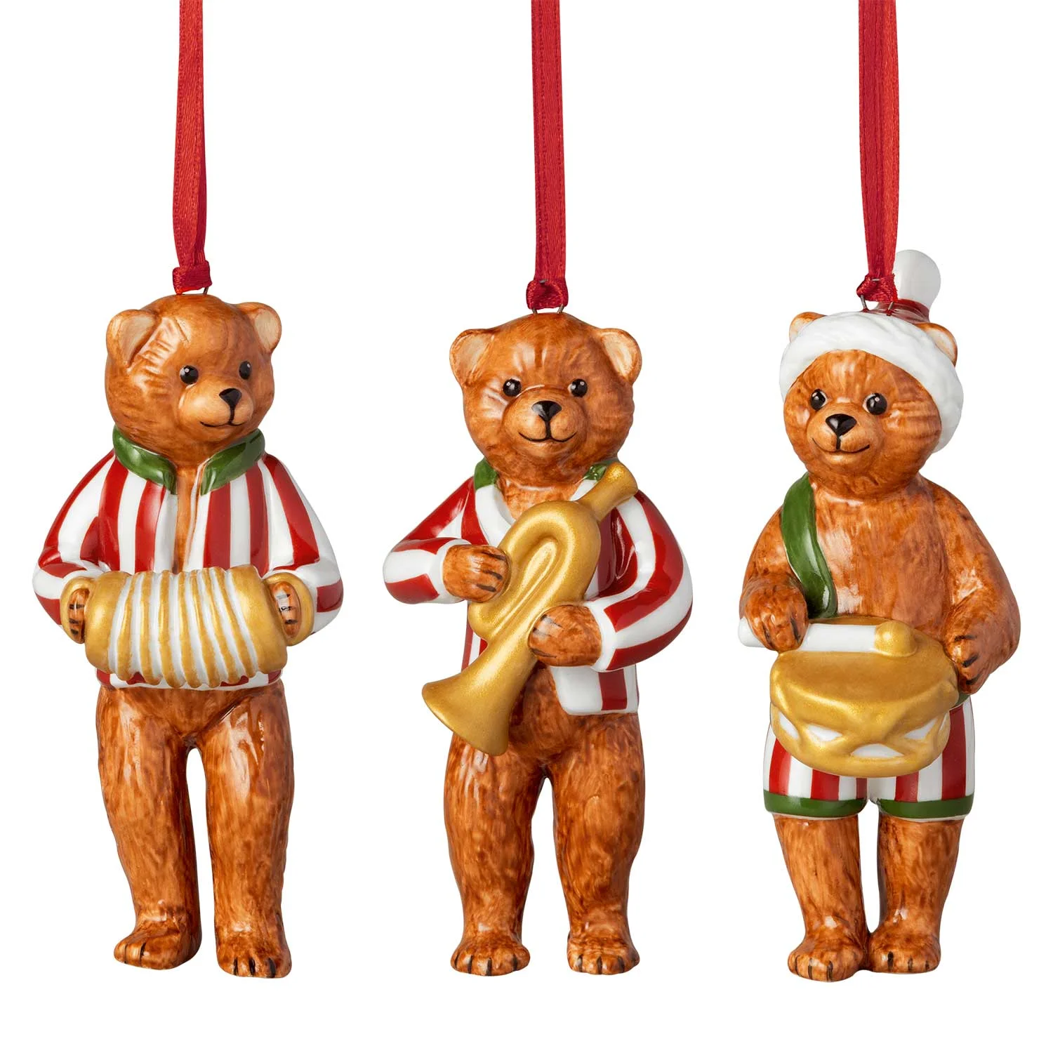 Nostalgic Ornaments Набор украшений "Мишки" 8.5 см, 3 предмета - v-b.ru