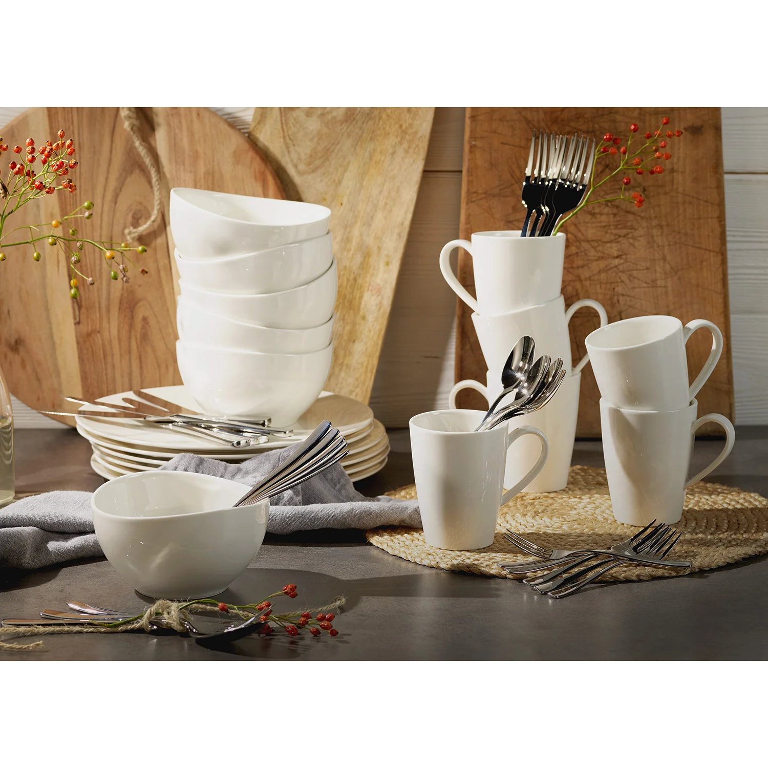 Voice Basic Cutlery Набор столовых приборов на 6 персон, 30 предметов