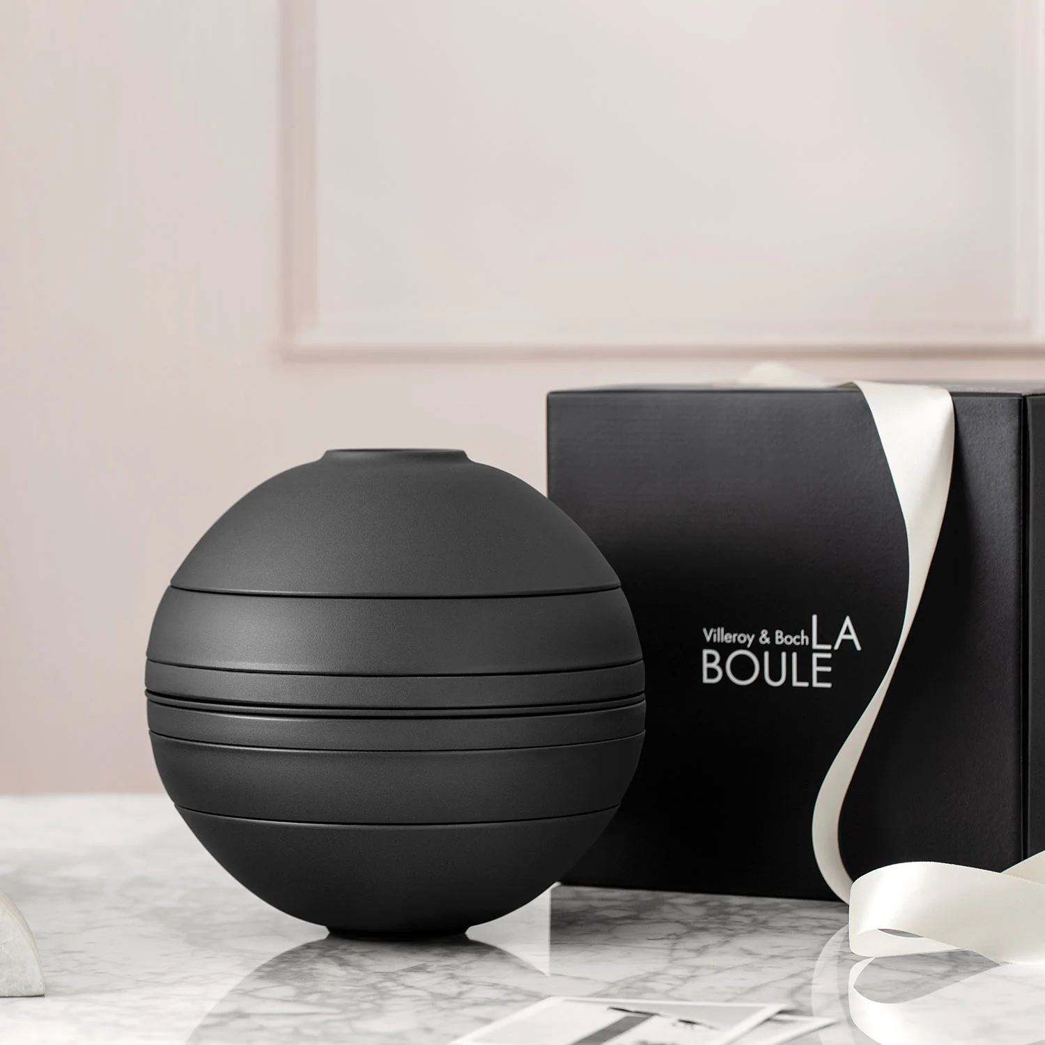 Iconic La Boule Black Набор посуды на 2 персоны, 7 предметов