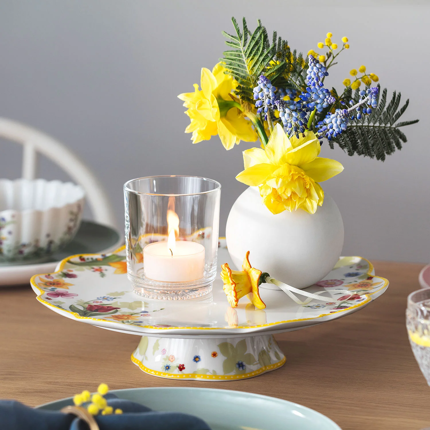 Spring Awakening Блюдо для торта на ножке 33 см