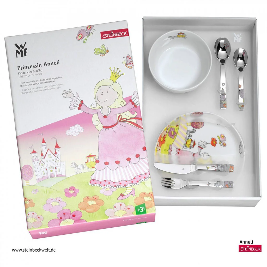 WMF Детский набор посуды Princess Anneli, 6 предметов
