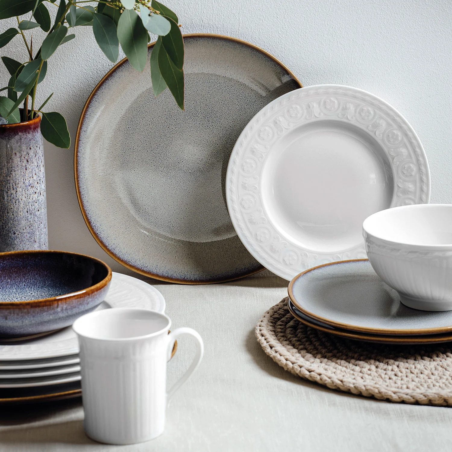 Lave Beige Плоская тарелка 28 см