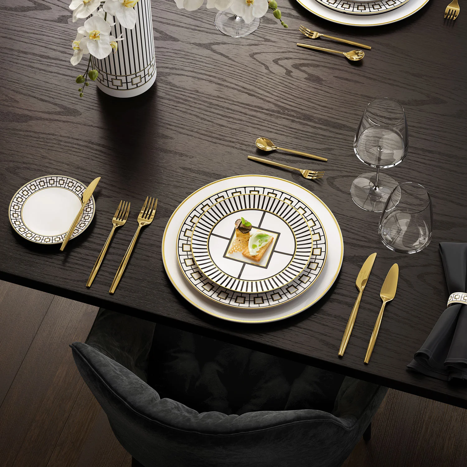 MetroChic Тарелка для торта 33 см