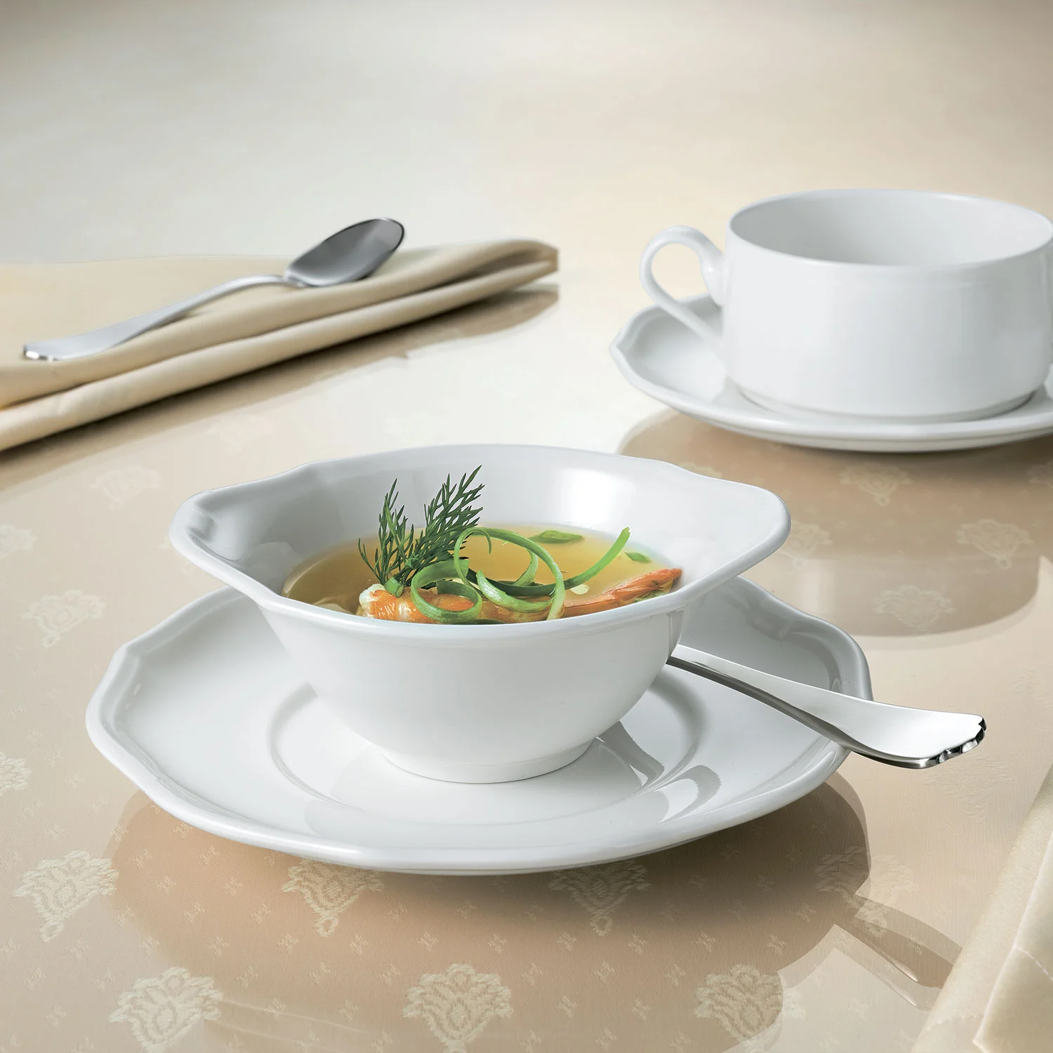 La Scala White Бульонная чашка 300 мл