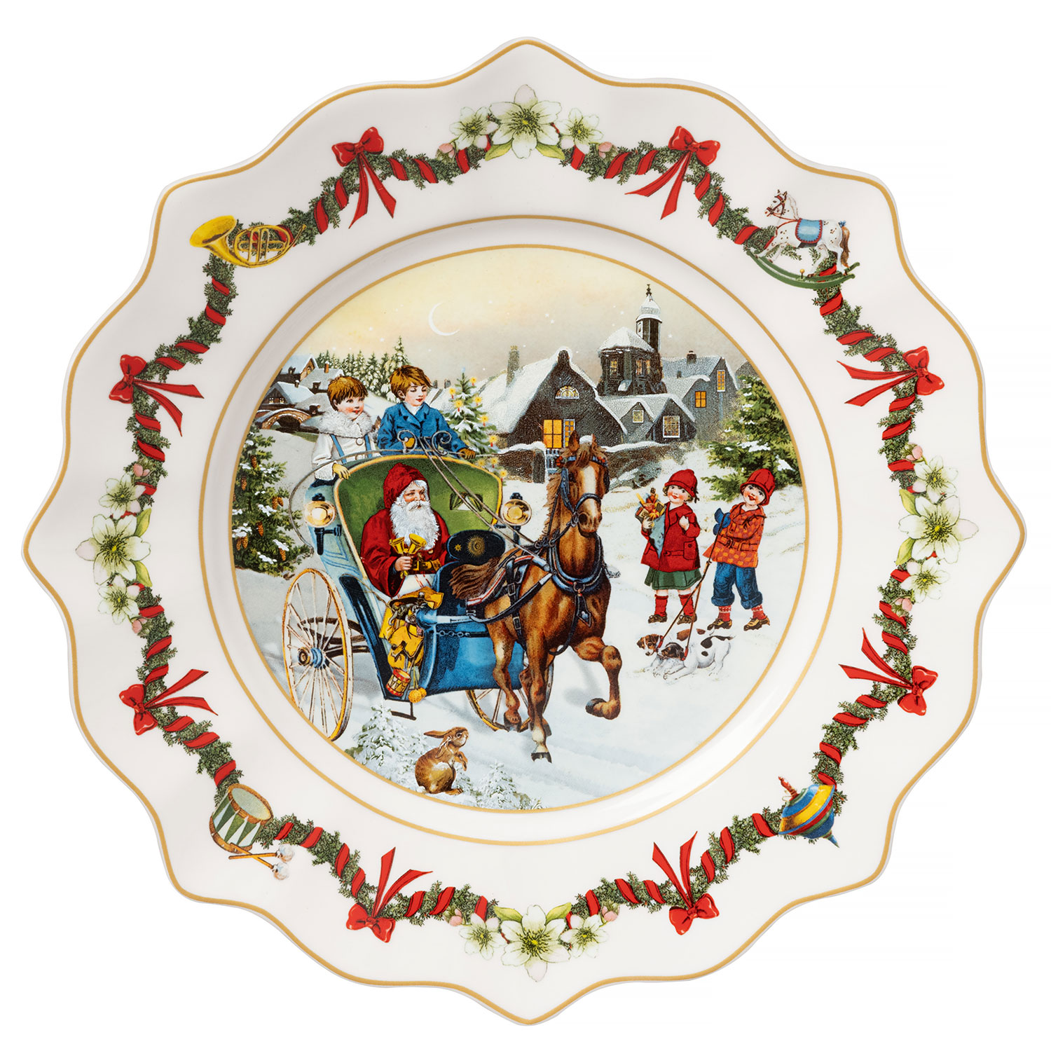 Annual Christmas Edition Салатная тарелка 23.5 см