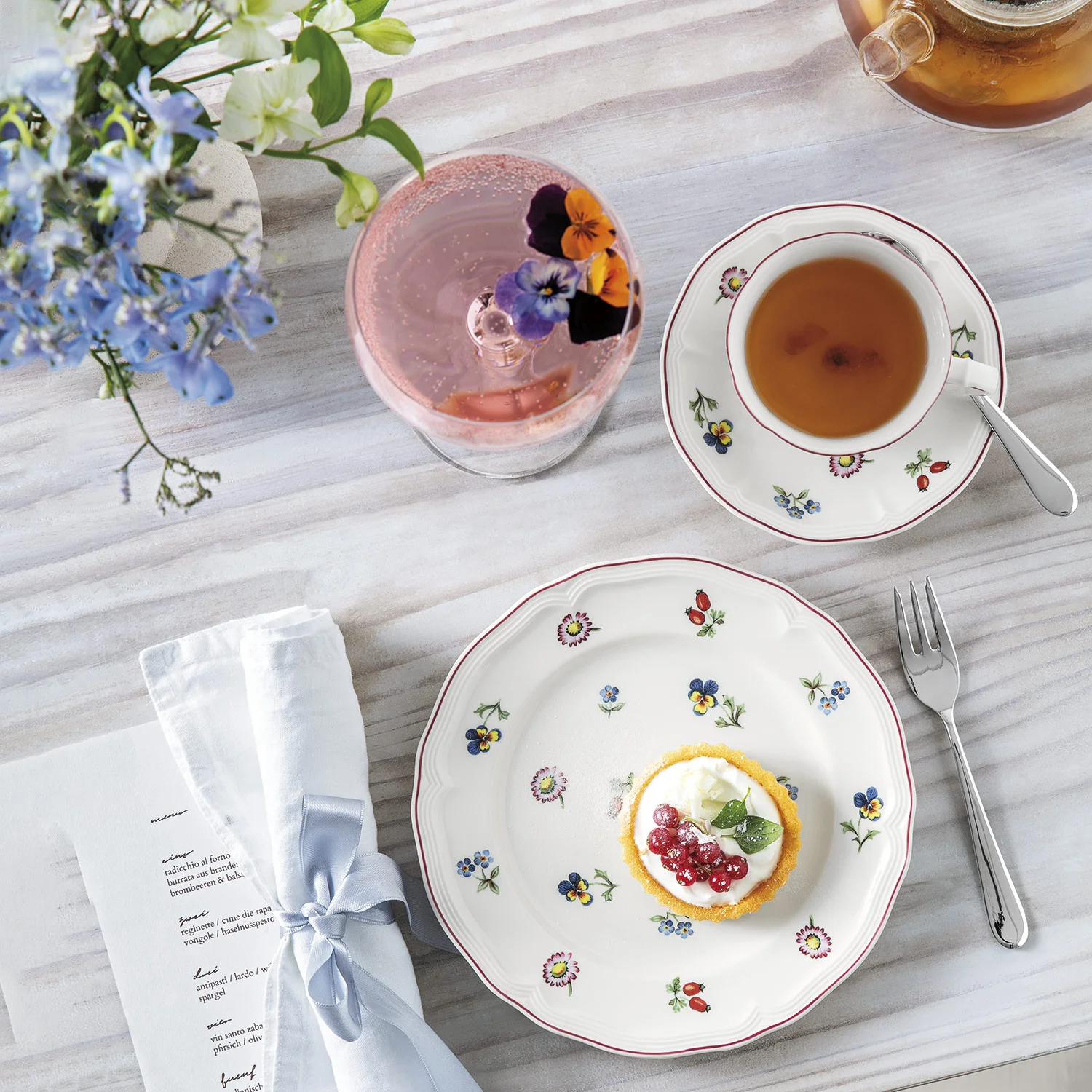 Petite Fleur Блюдце к чайной чашке 14.5 см