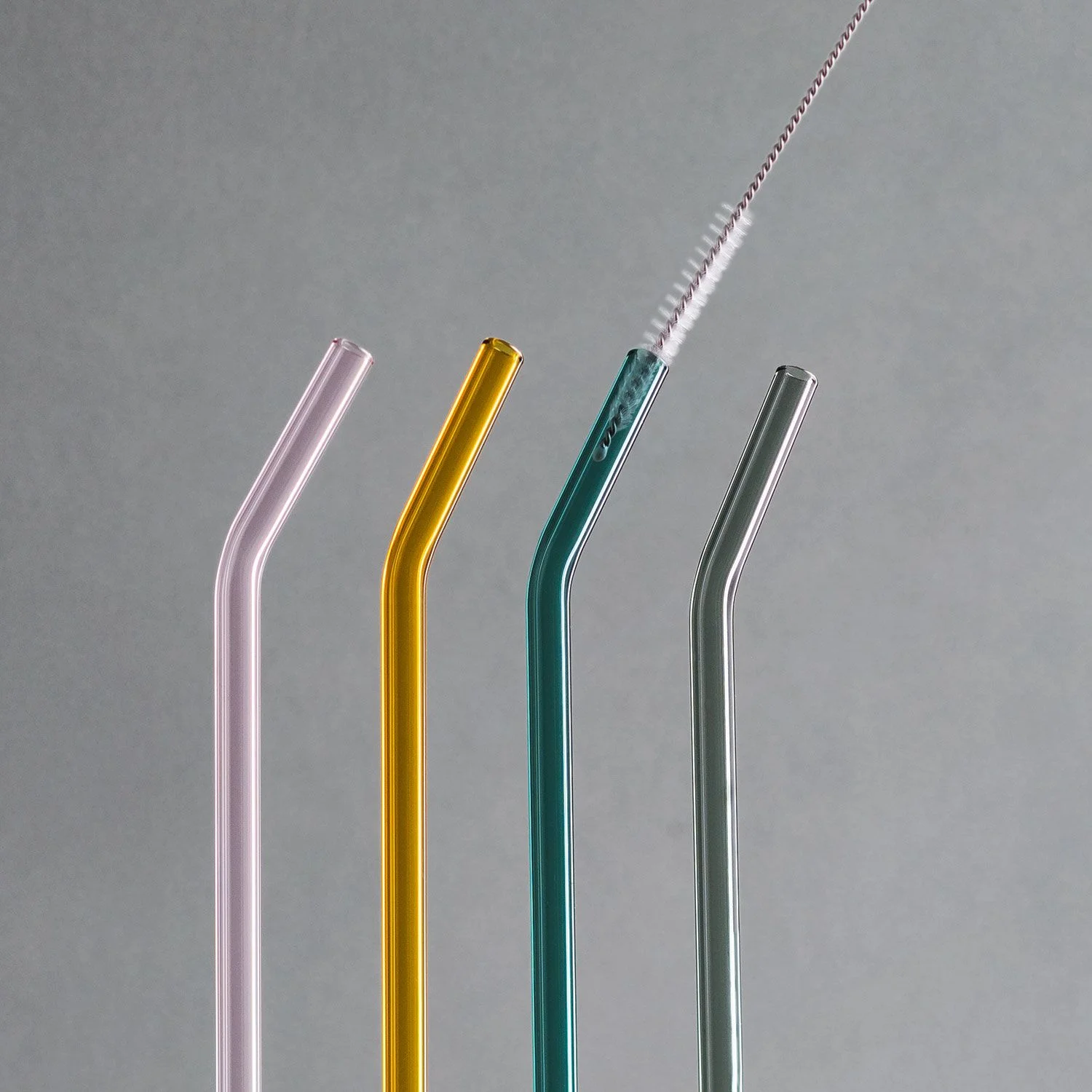 Artesano Hot - Cold Beverages Трубочки для напитков стеклянные, 4 шт