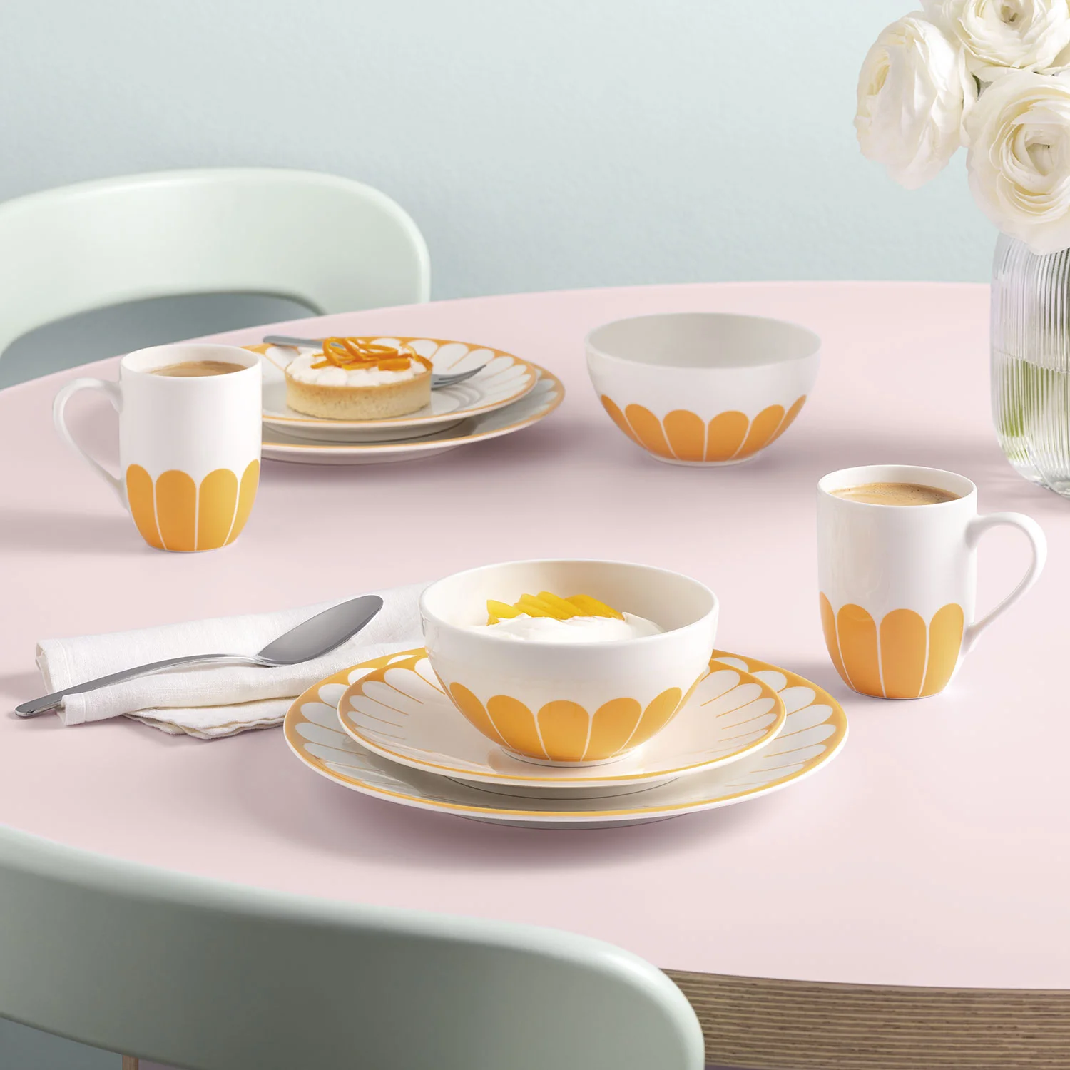 Fleur Soleil Плоская тарелка 27 см