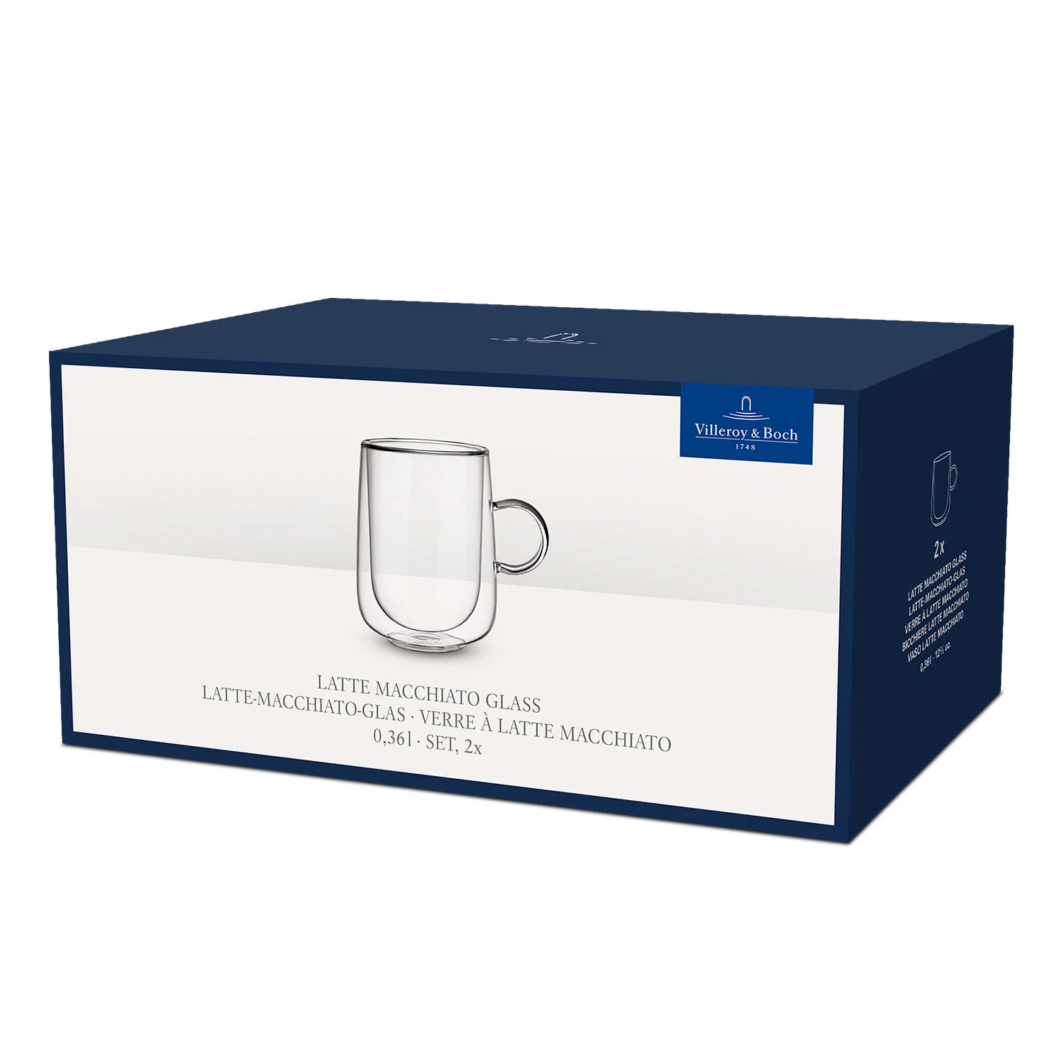 Artesano Hot&Cold Beverages Набор кружек для латте 360 мл, 2 шт