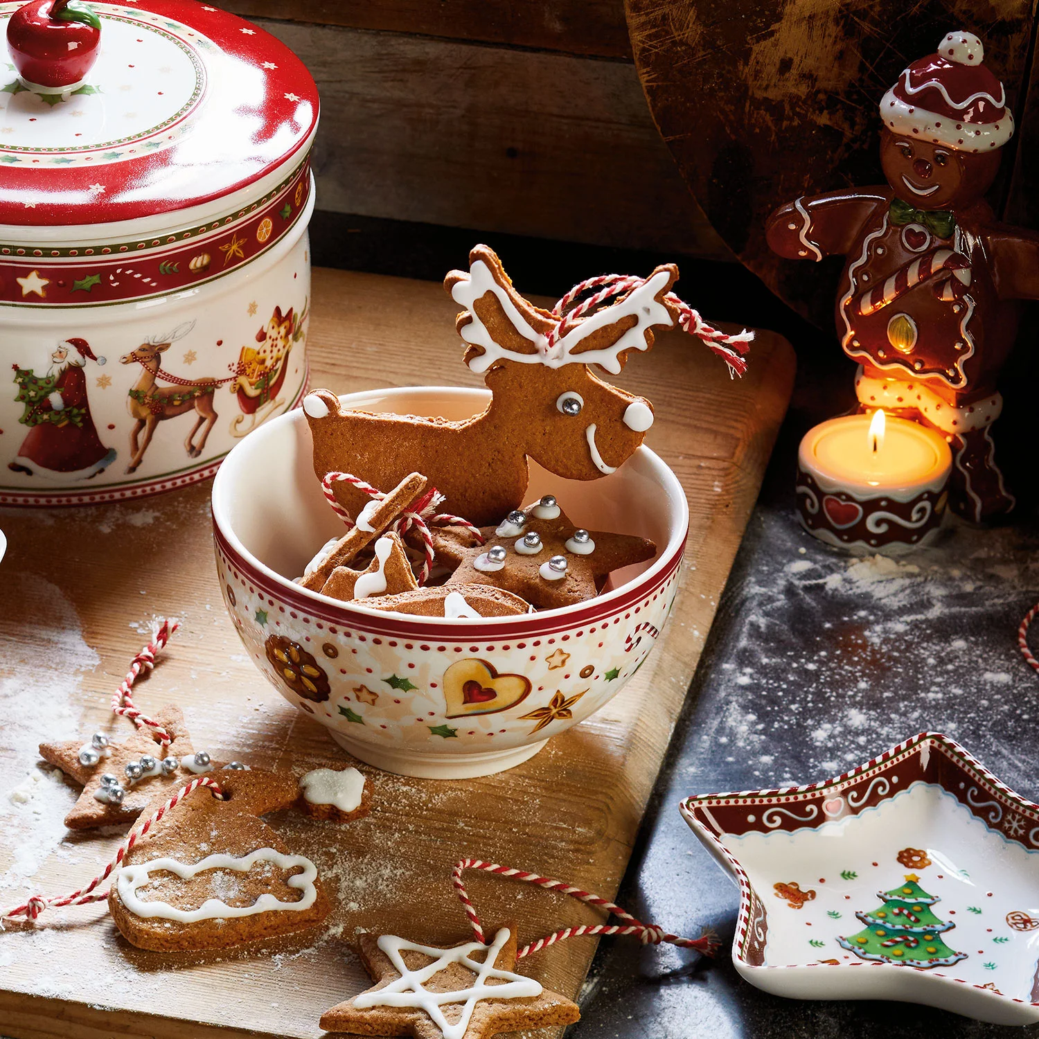 Winter Bakery Delight Индивидуальный салатник "Падающие звезды" 650 мл