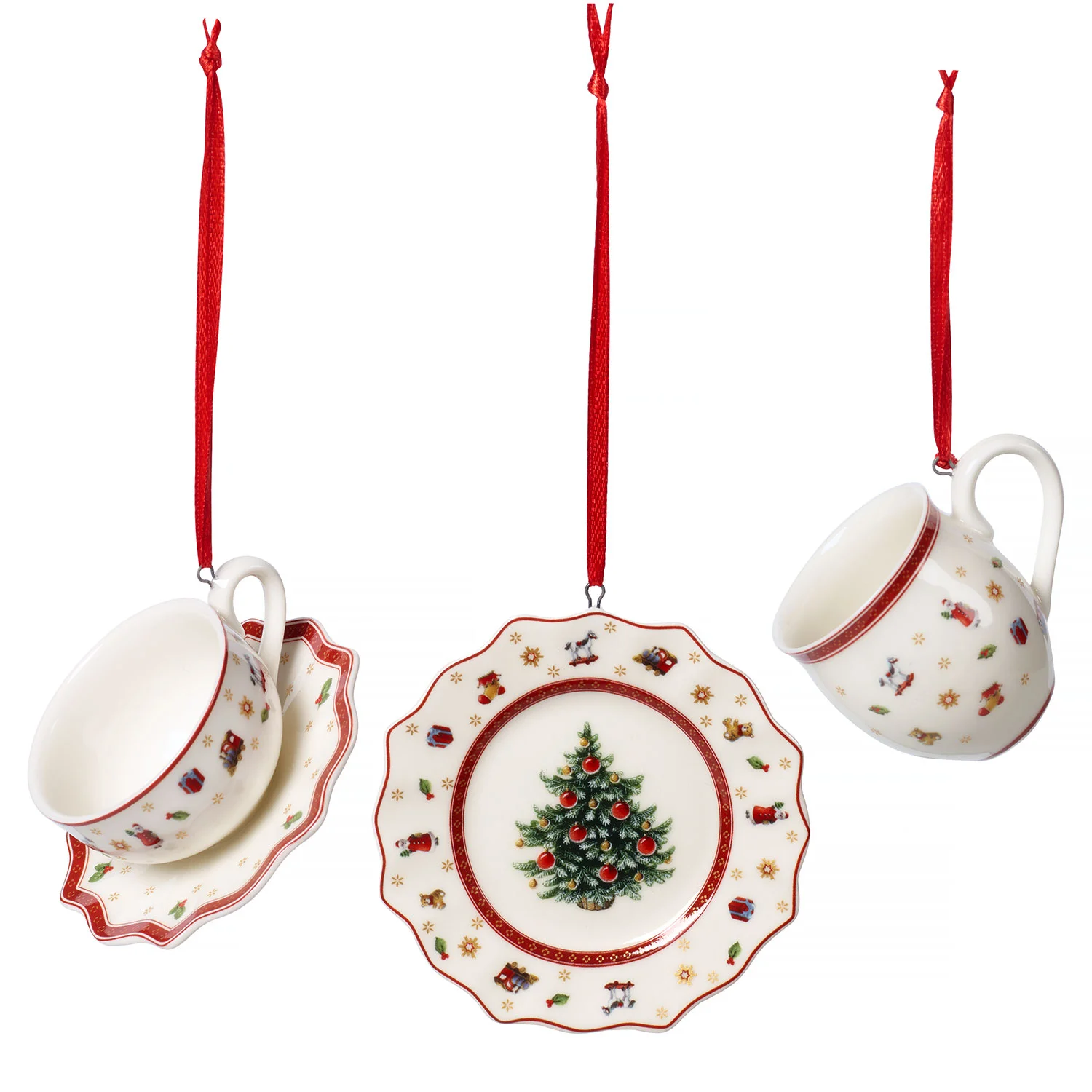 Toy's Delight Decoration Набор украшений "Посуда" 6.3 см, 3 предмета