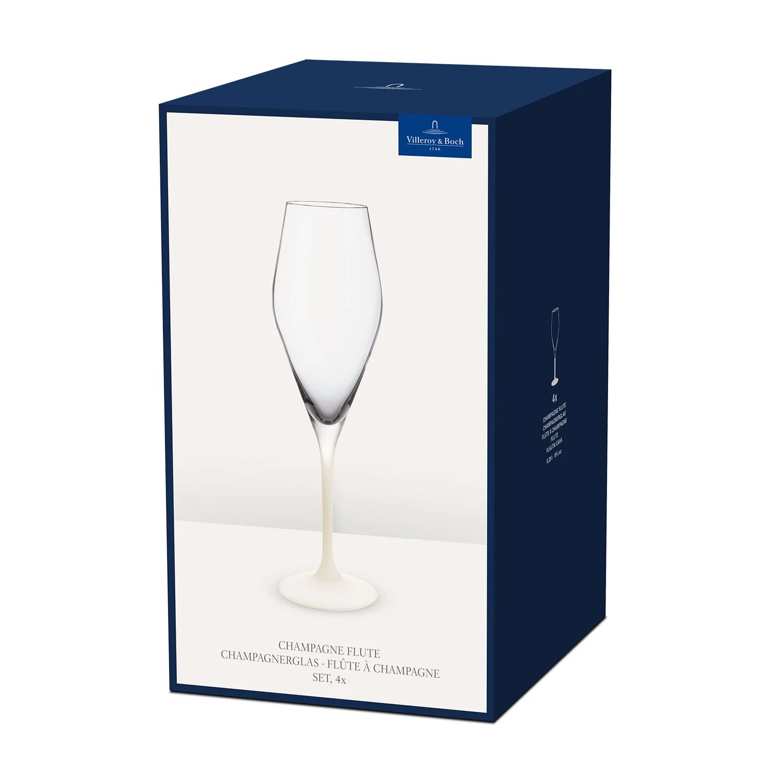 Manufacture Rock Glass Набор бокалов для шампанского 260 мл, 4 шт.