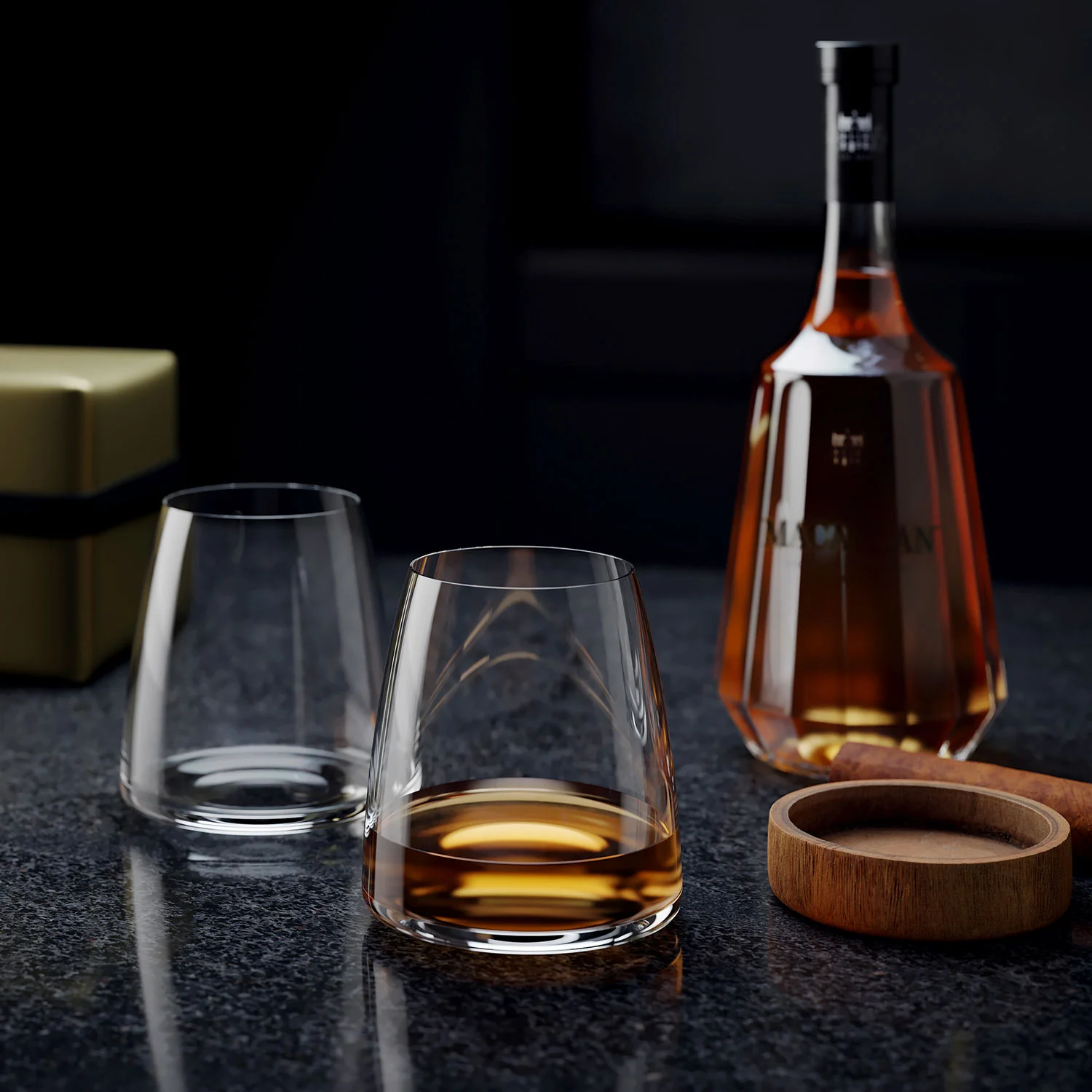 MetroChic Glass Набор стаканов для воды 570 мл, 2 шт