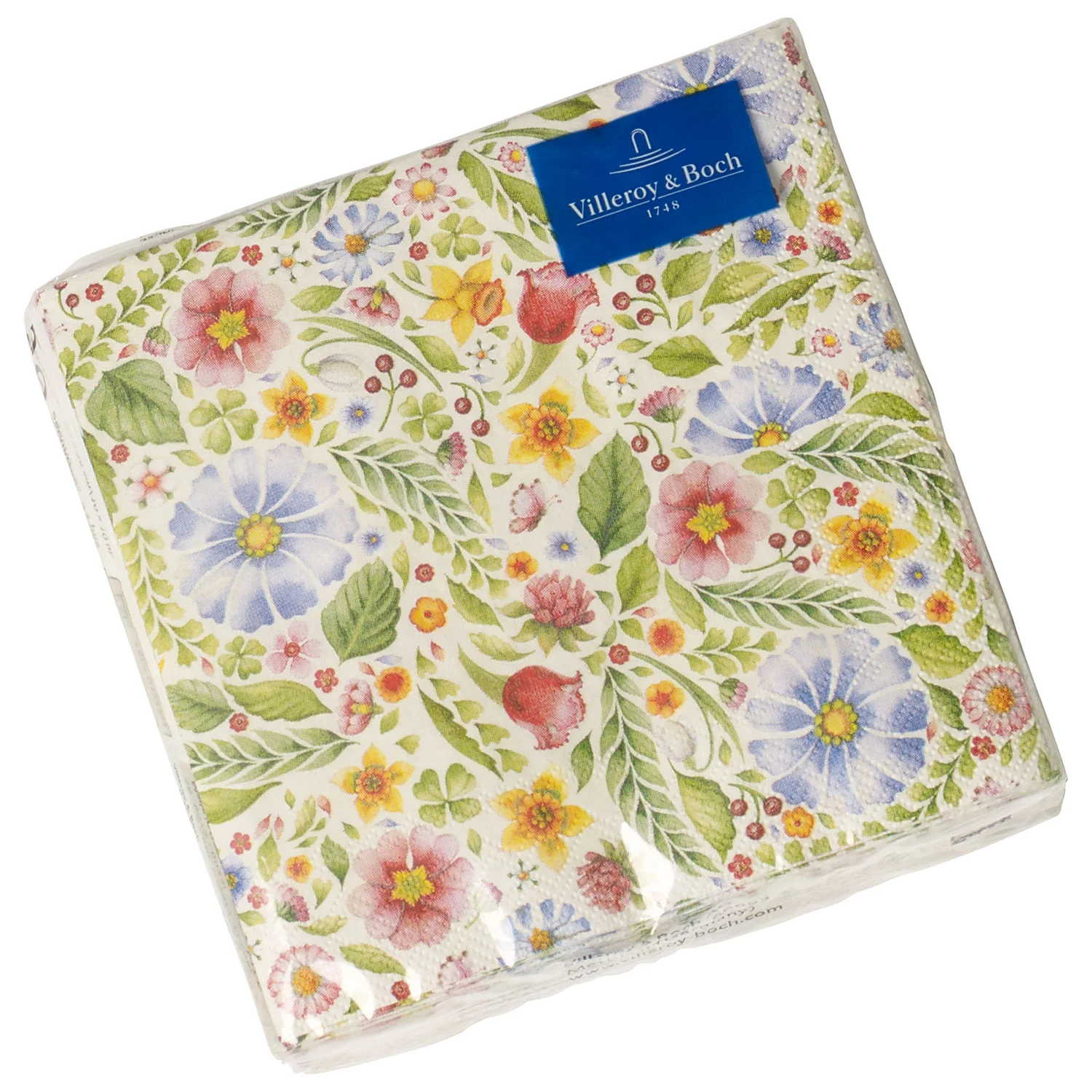 Easter Decoration Салфетки "Цветы" 25x25 см, 20 шт