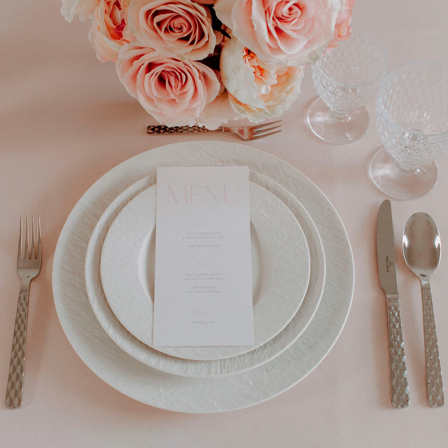 Manufacture Rock blanc Плоская тарелка 25 см