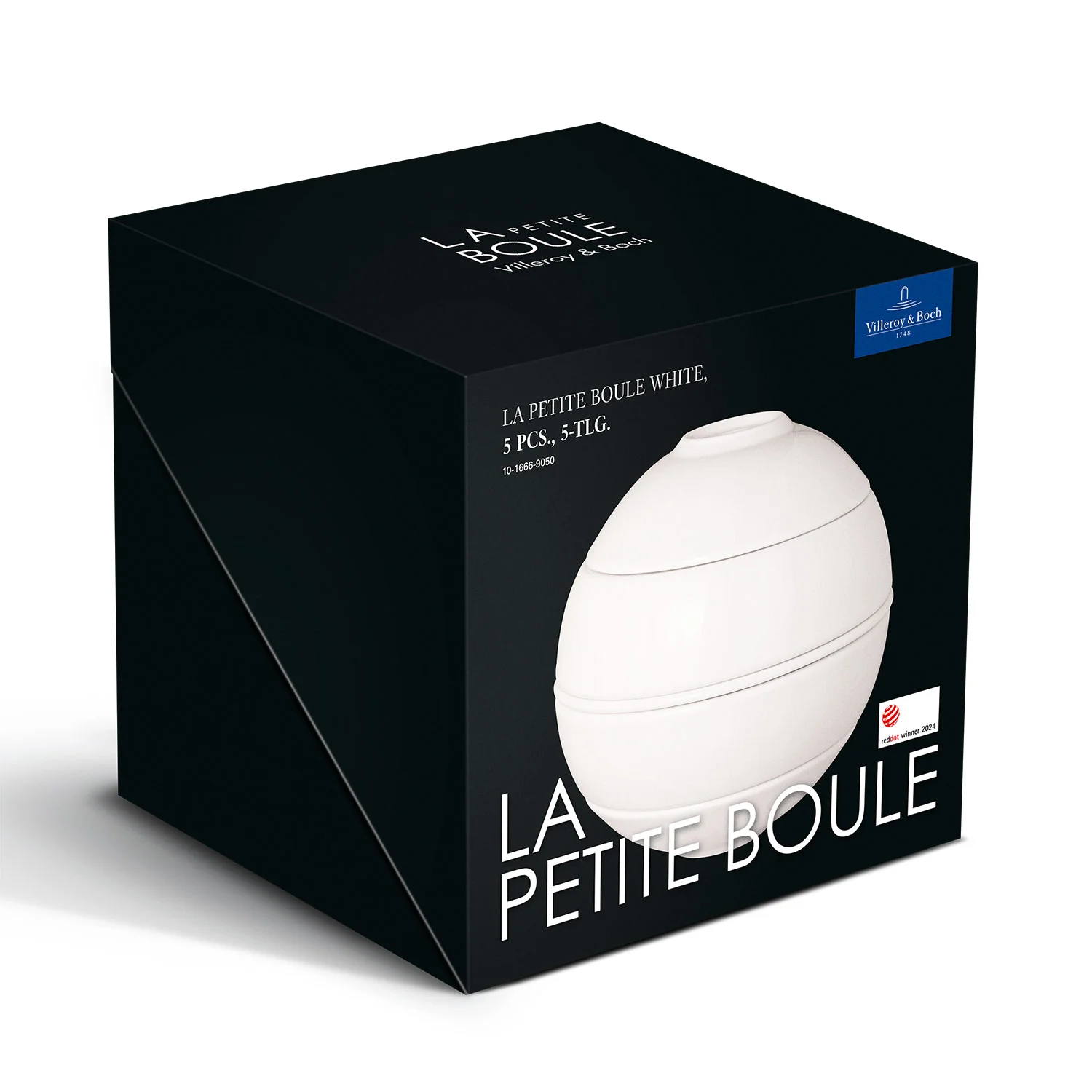 Iconic La Boule White мини Набор посуды на 2 персоны, 5 предметов