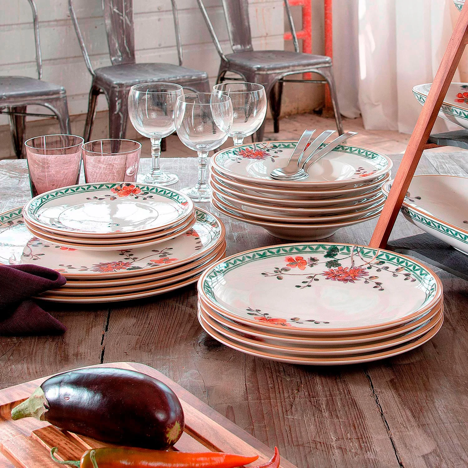 Artesano Provencal Verdure Плоская тарелка 27 см