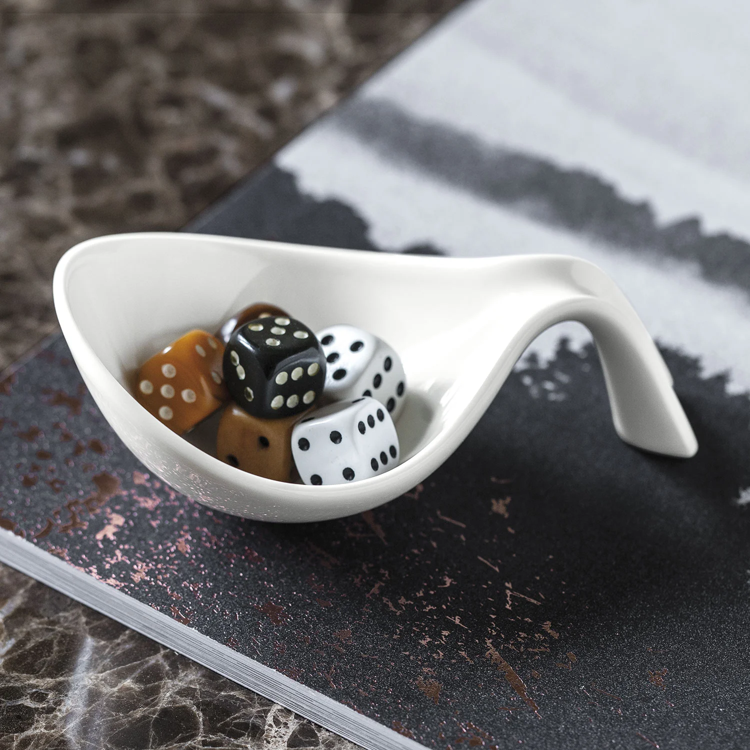 Flow Индивидуальный салатник с ручкой 30 мл