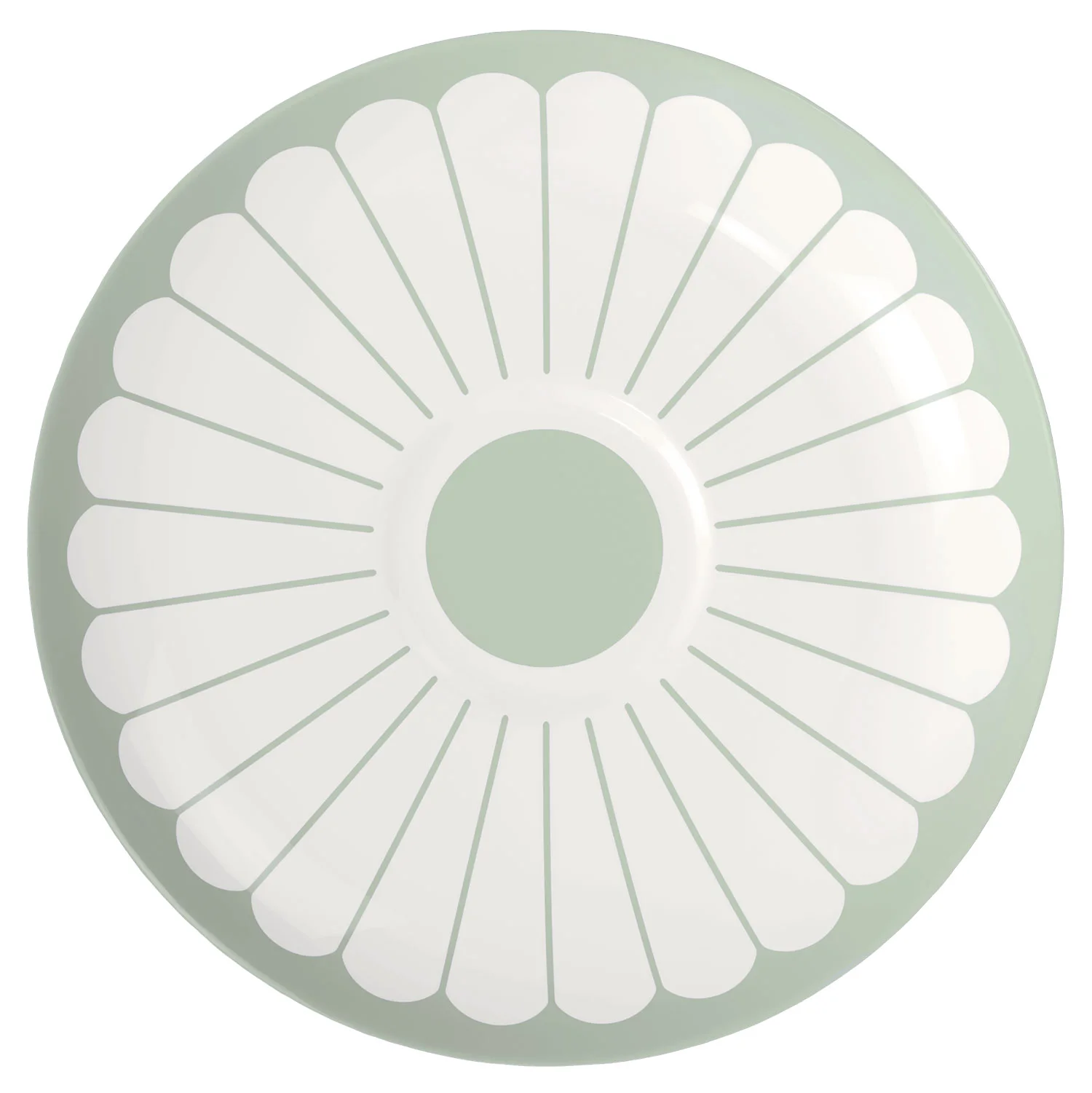 Fleur Vert Блюдце к чашке для завтрака 18 см