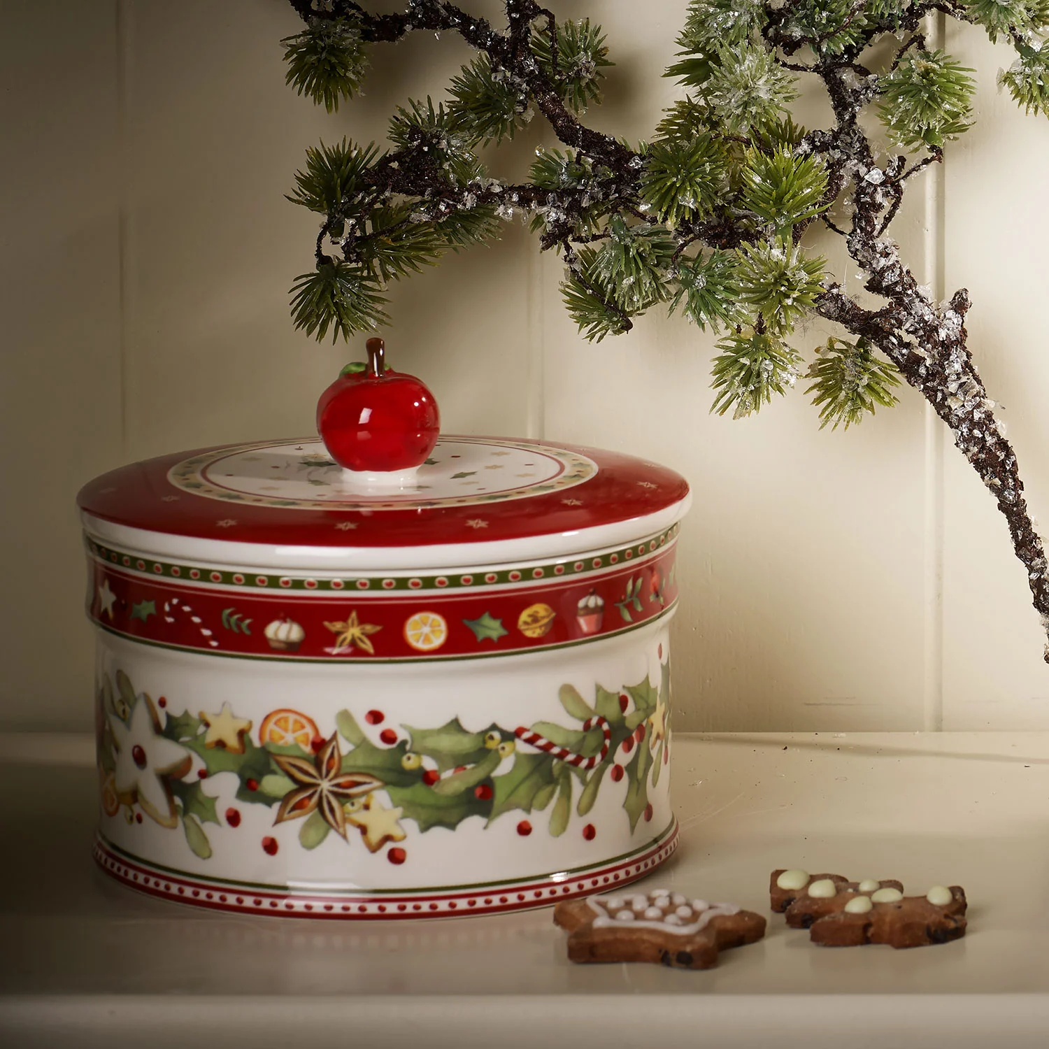 Winter Bakery Delight Банка для печенья средняя 13 см