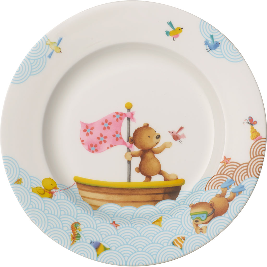 Happy Bear Детская плоская тарелка 22см