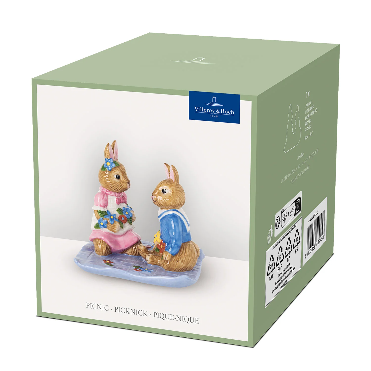 Bunny Tales Декоративная фигурка "Пикник" 8 см