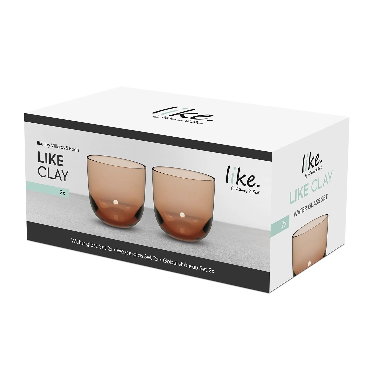 Like Clay Набор стаканов 280 мл, 2 шт