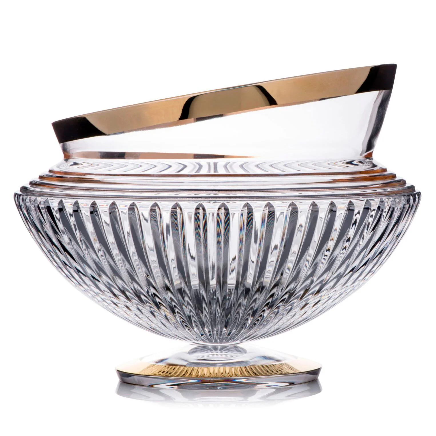Amphora Gold Чаша на ножке 25 см