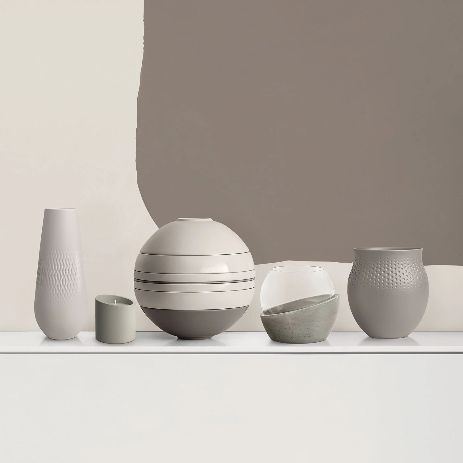 Manufacture Collier beige Ваза 26 см