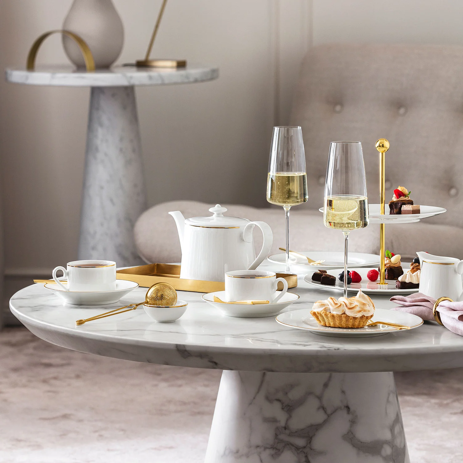 MetroChic Glass Набор бокалов для шампанского 120 мл, 2 шт