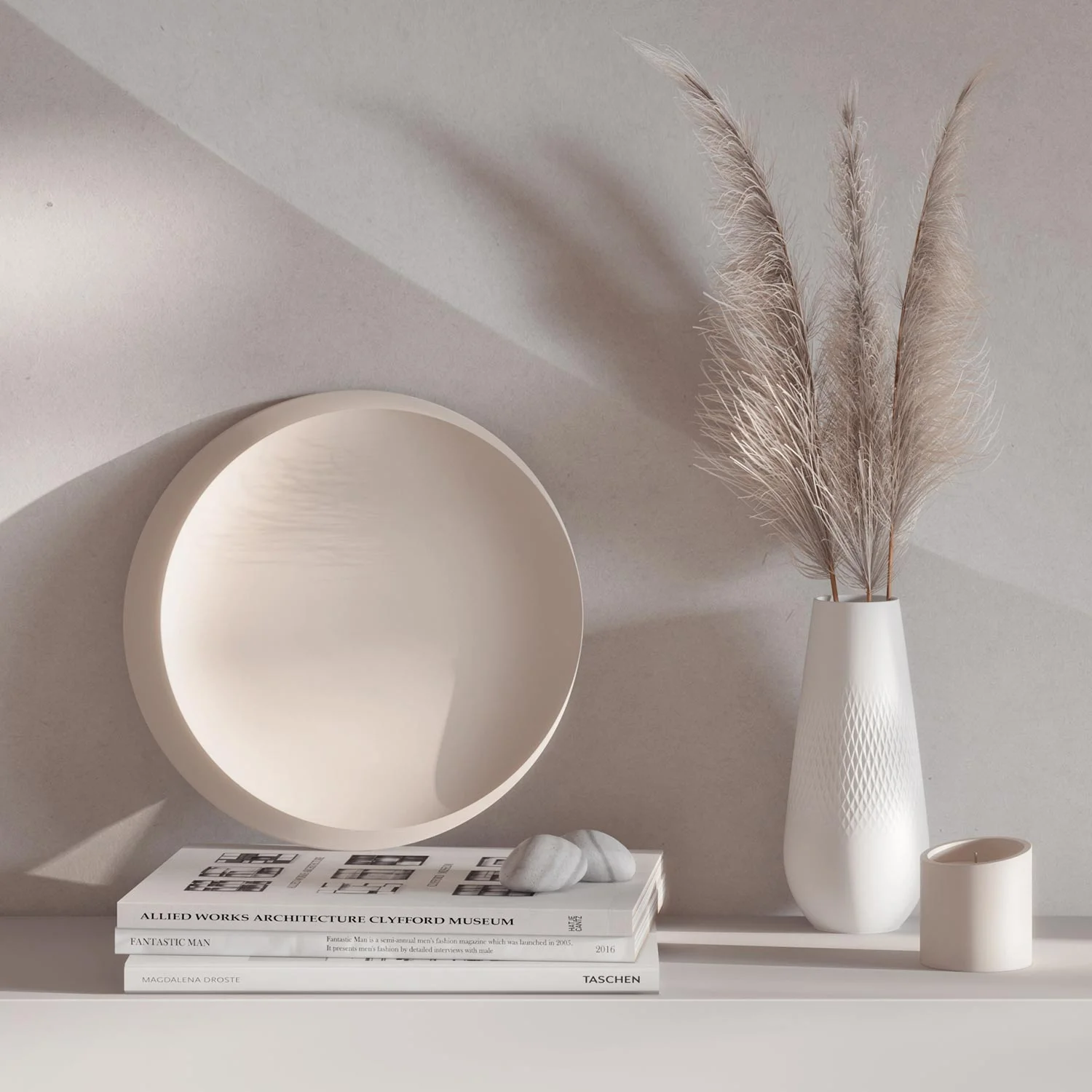 NewMoon beige Подстановочная тарелка 37 см