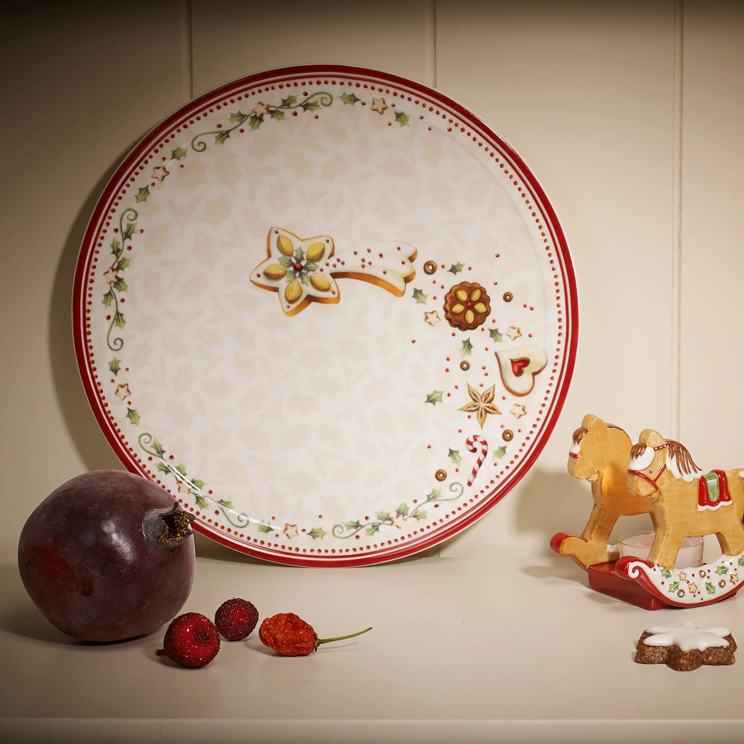 Winter Bakery Delight Салатная тарелка "Падающая звезда" 22 см