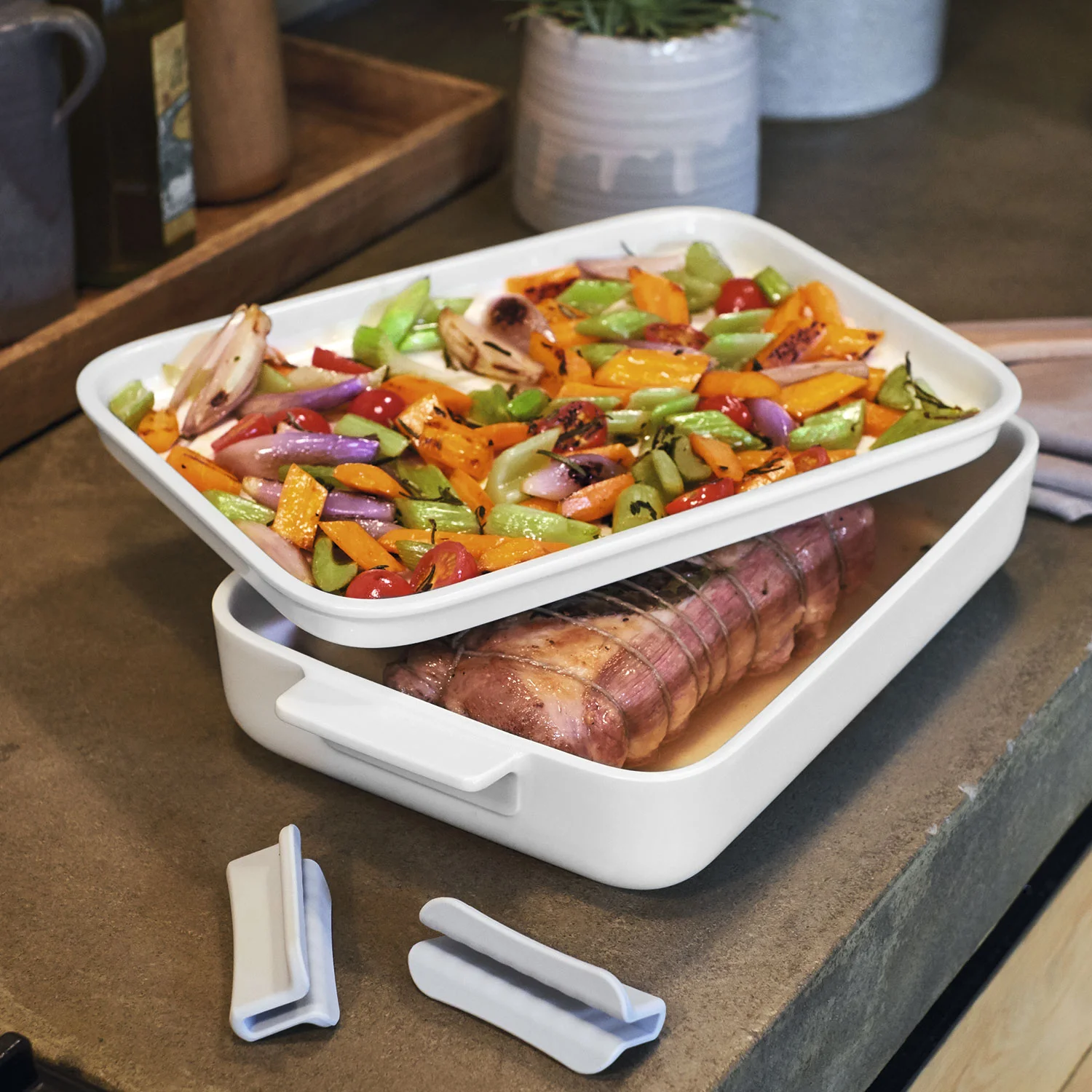 Clever Cooking Прямоугольное блюдо для запекания 30 см