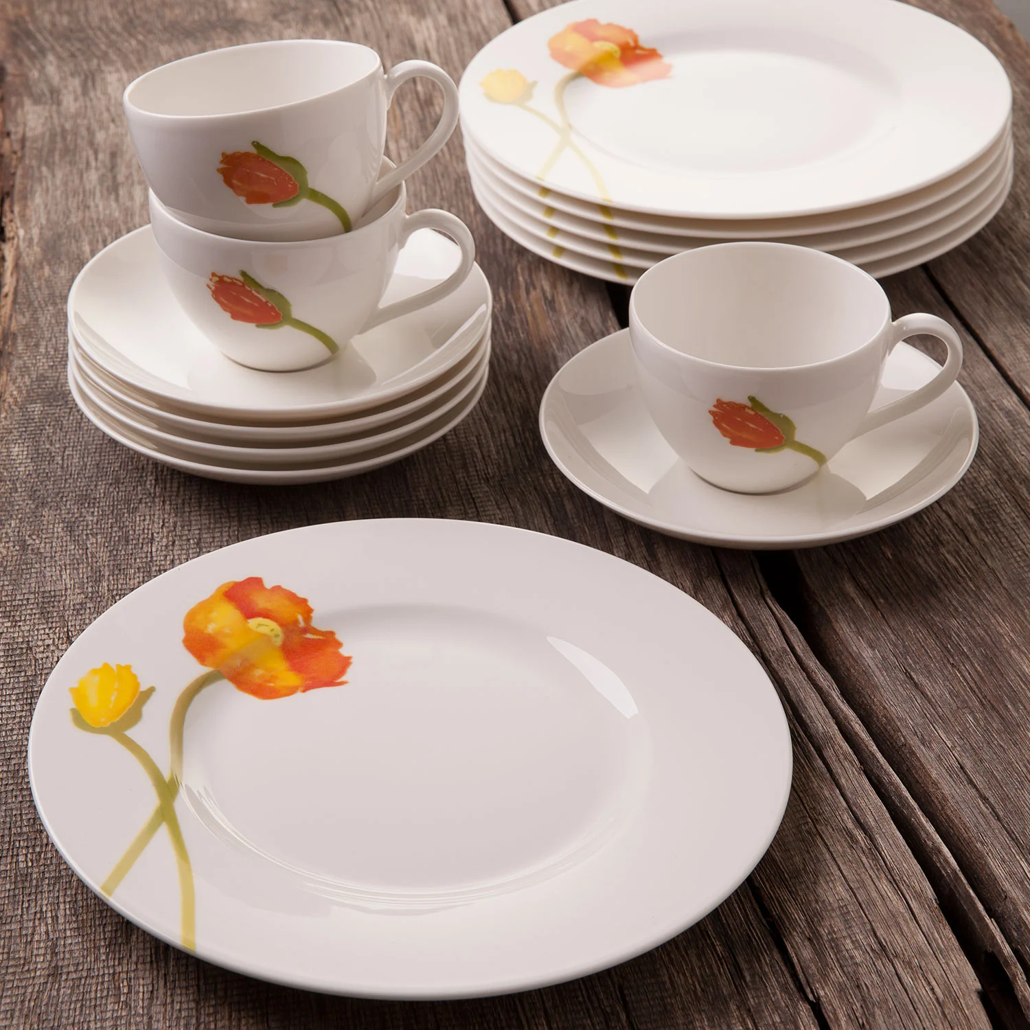 Iceland Poppies Кофейный набор, 18 предметов