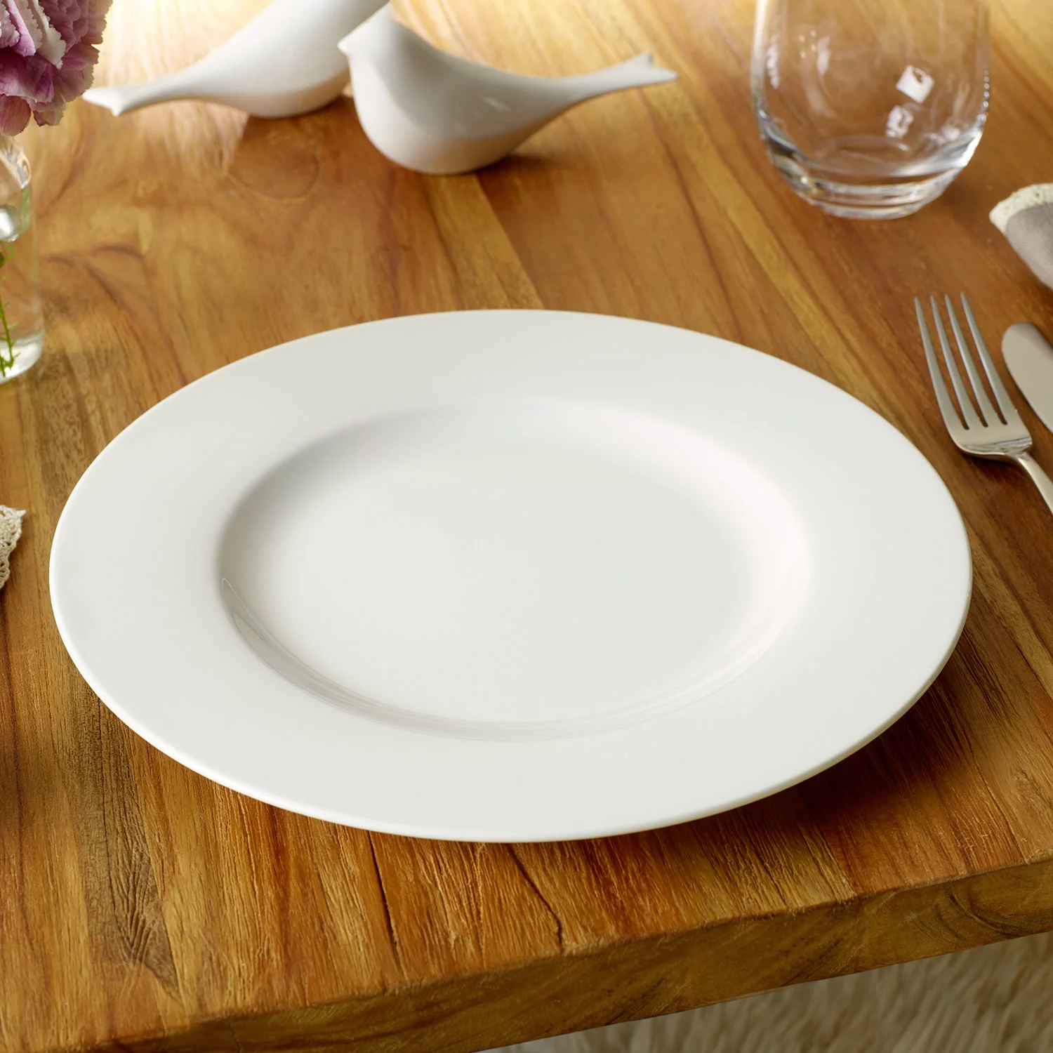 Twist White Плоская тарелка 27 см