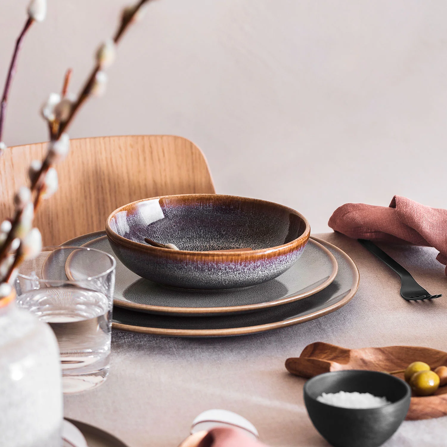 Lave Beige Плоская тарелка 28 см