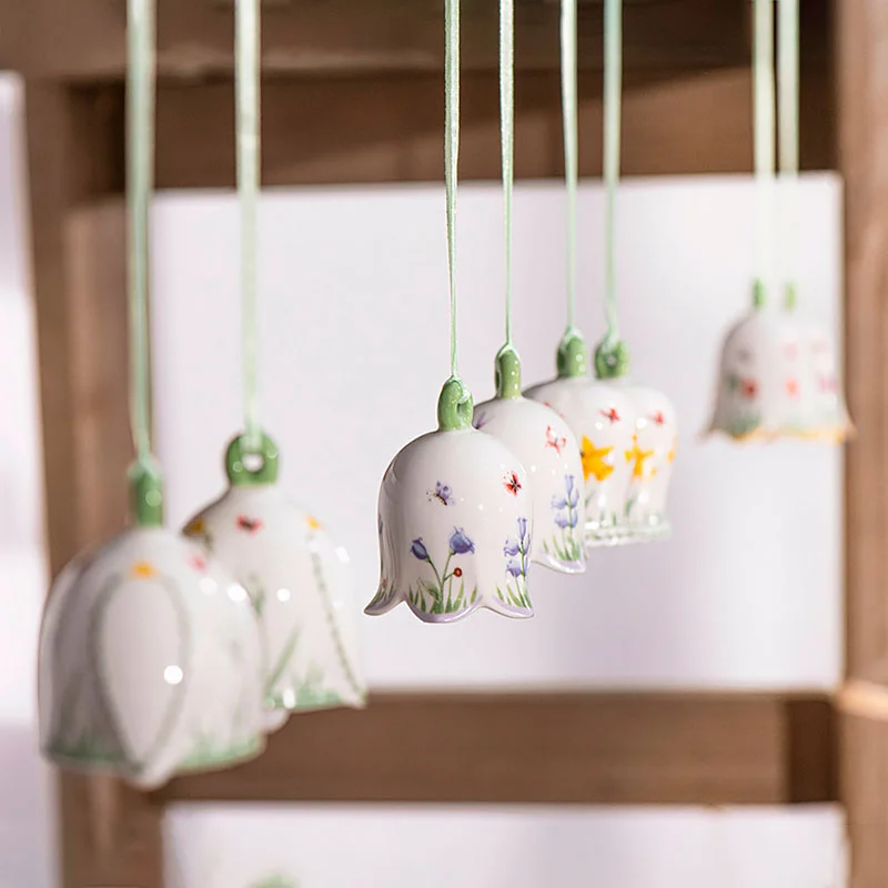 New Flower Bells Подвеска фарфоровая "Колокольчик" 6 см