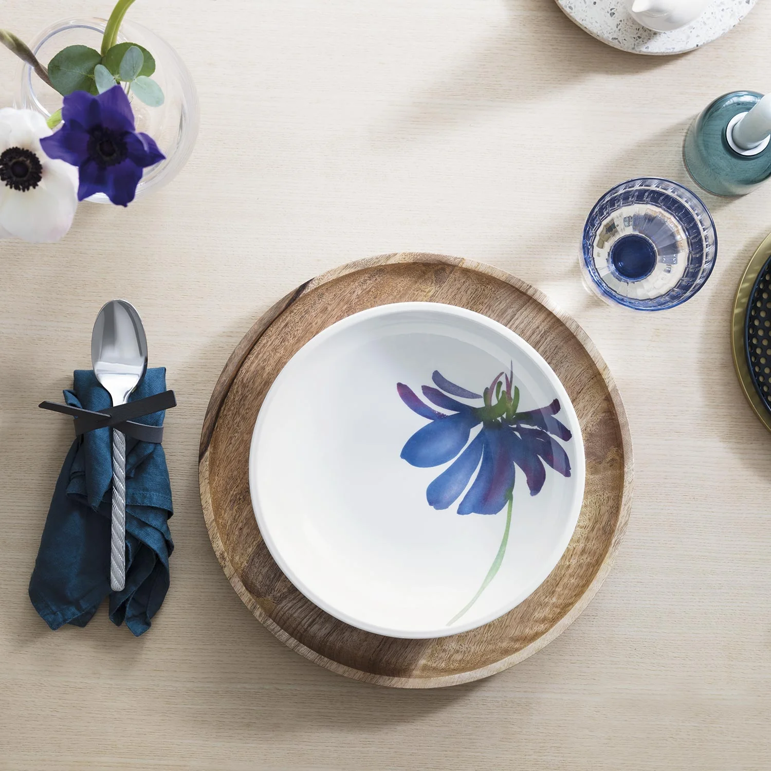 Artesano Flower Art Тарелка для пасты 24 см