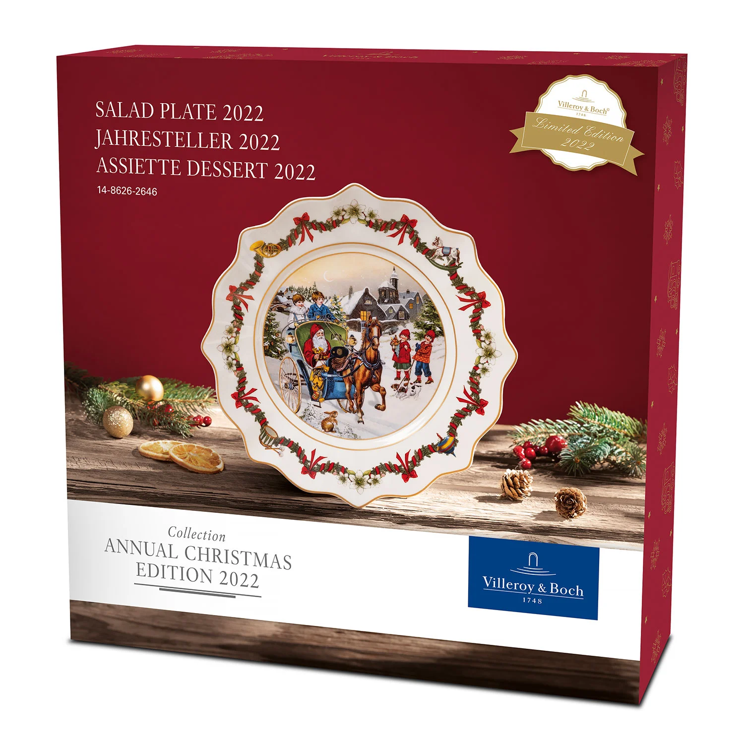 Annual Christmas Edition Салатная тарелка 23.5 см