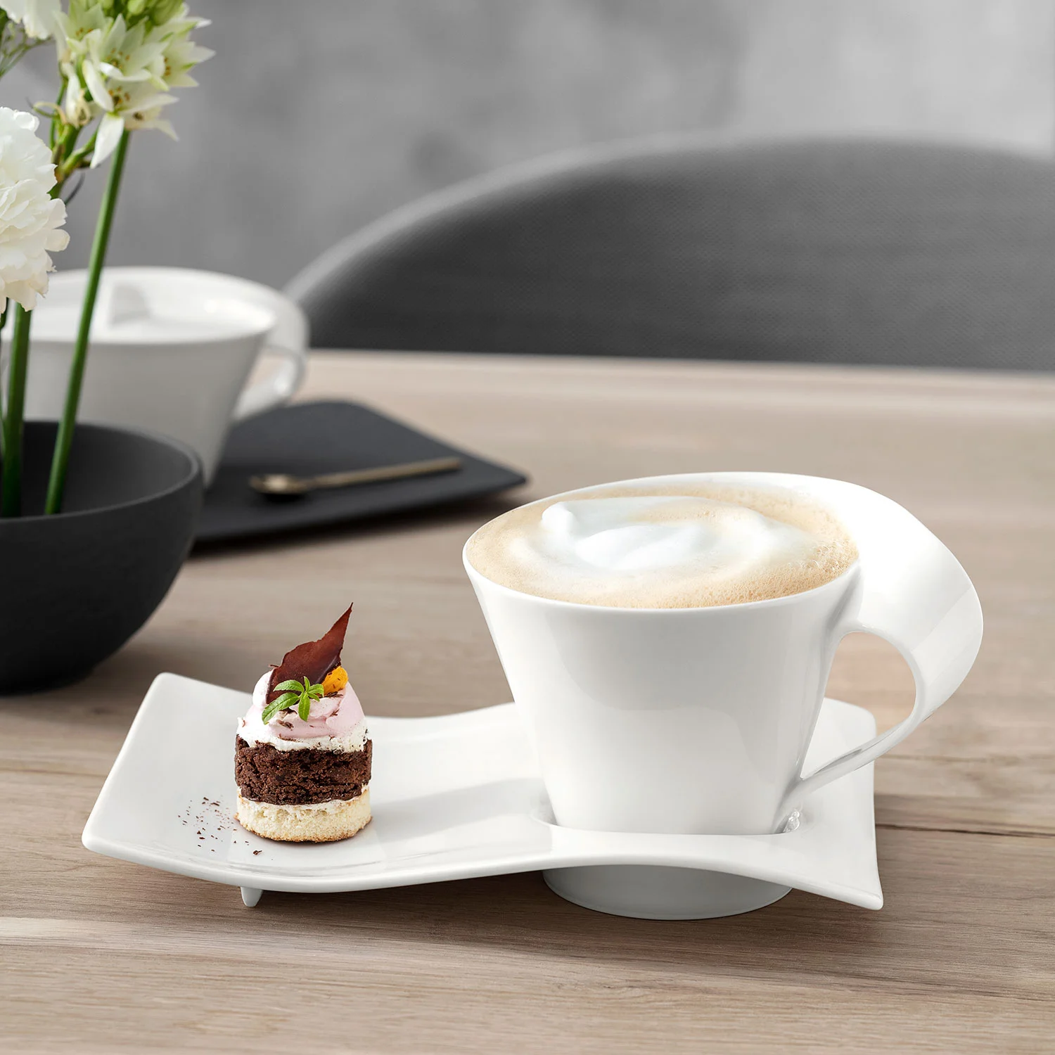 NewWave Caffe Блюдце к чашке для капучино 20 см