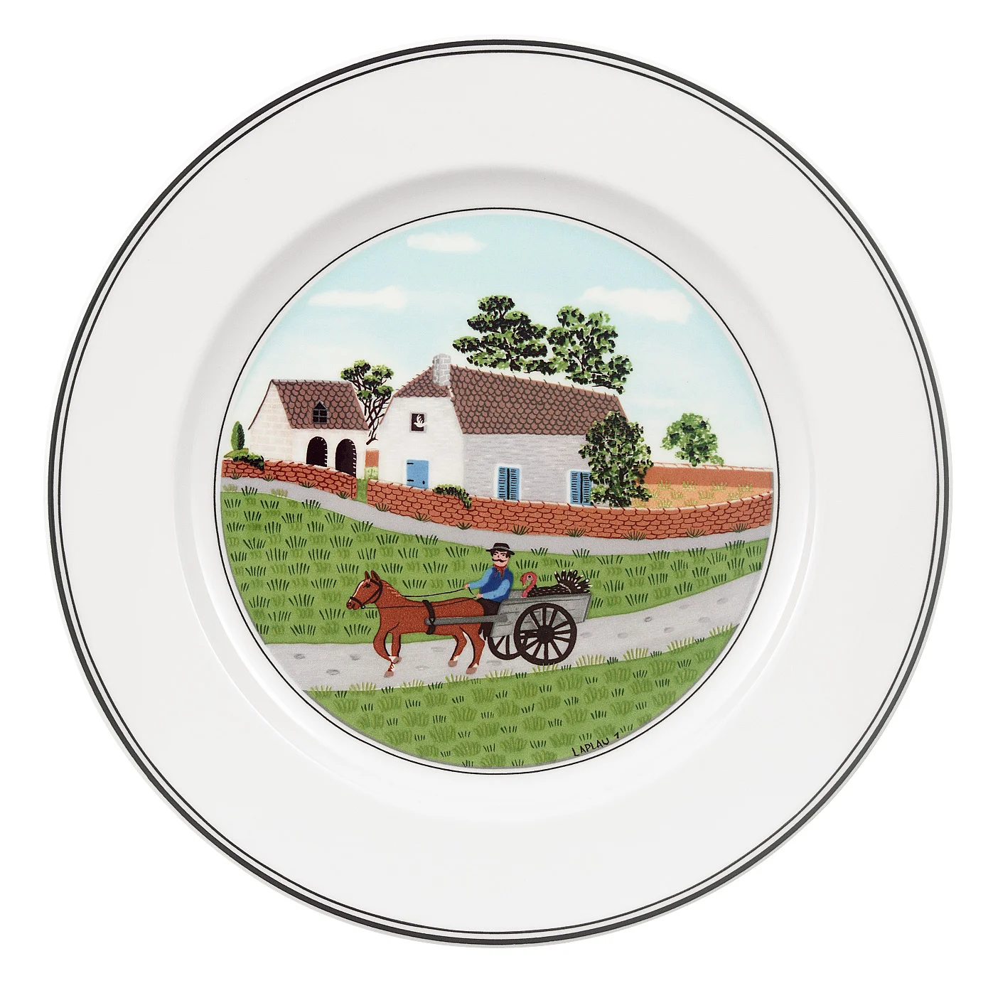 Design Naif Салатная тарелка "Фермер" 21 см