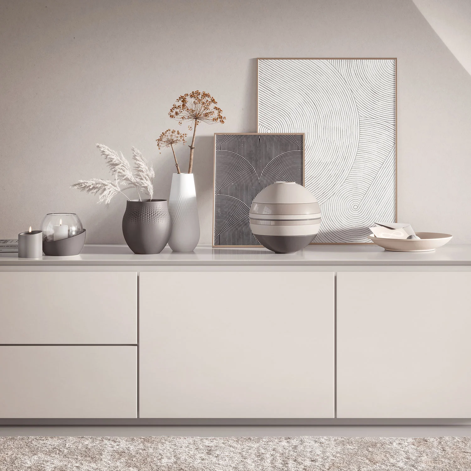 NewMoon beige Салатное блюдо 750 мл