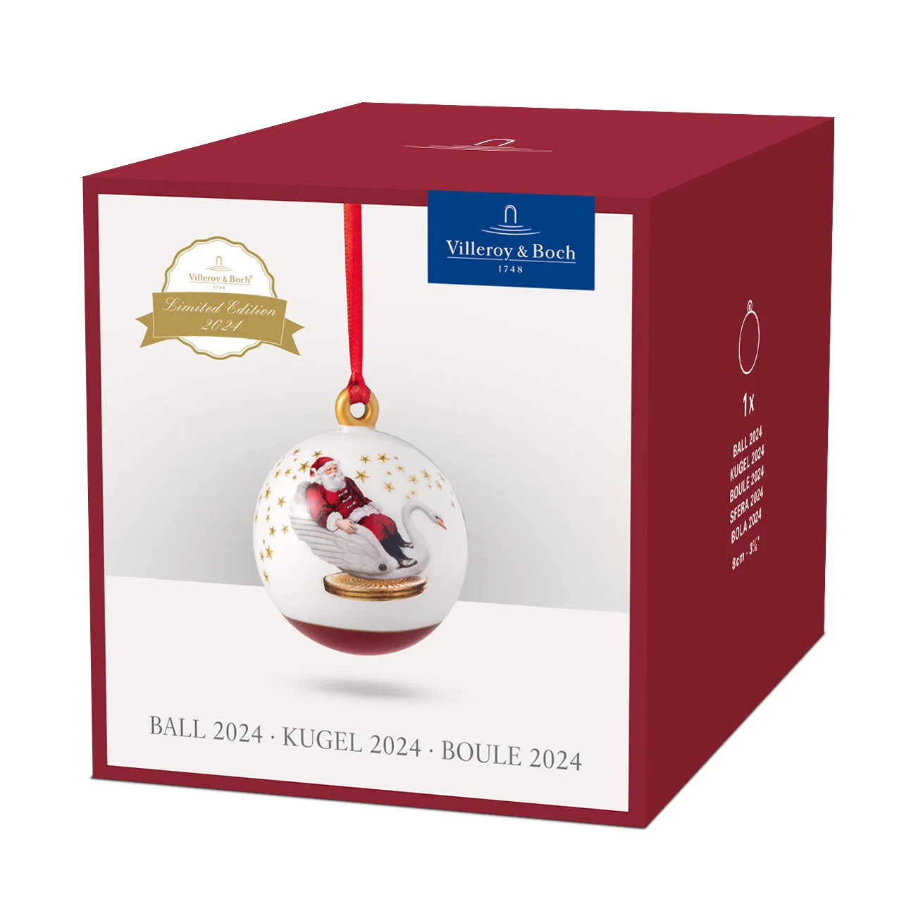Annual Christmas Edition 2024 Украшение "Шар" 8 см