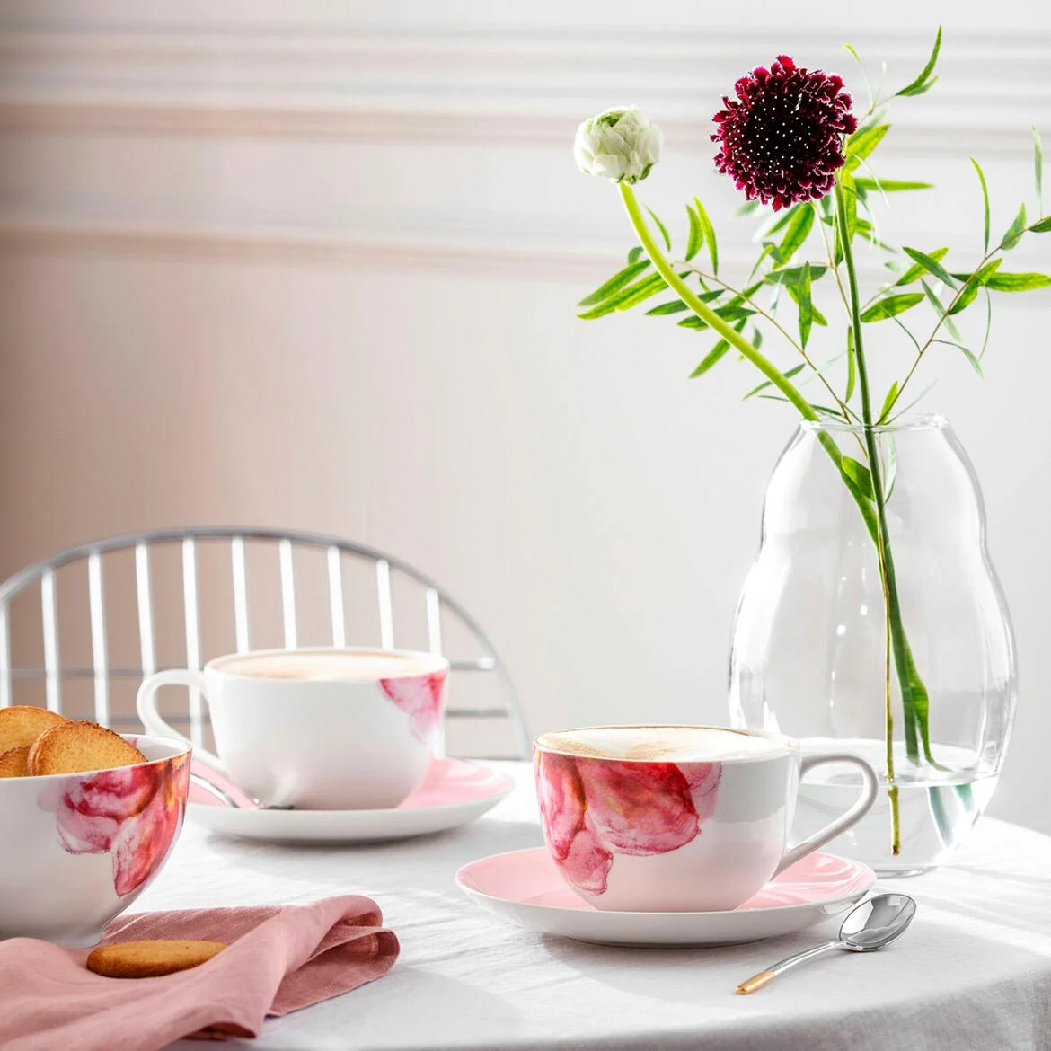 Rose Garden Блюдце к чашке для завтрака 18 см