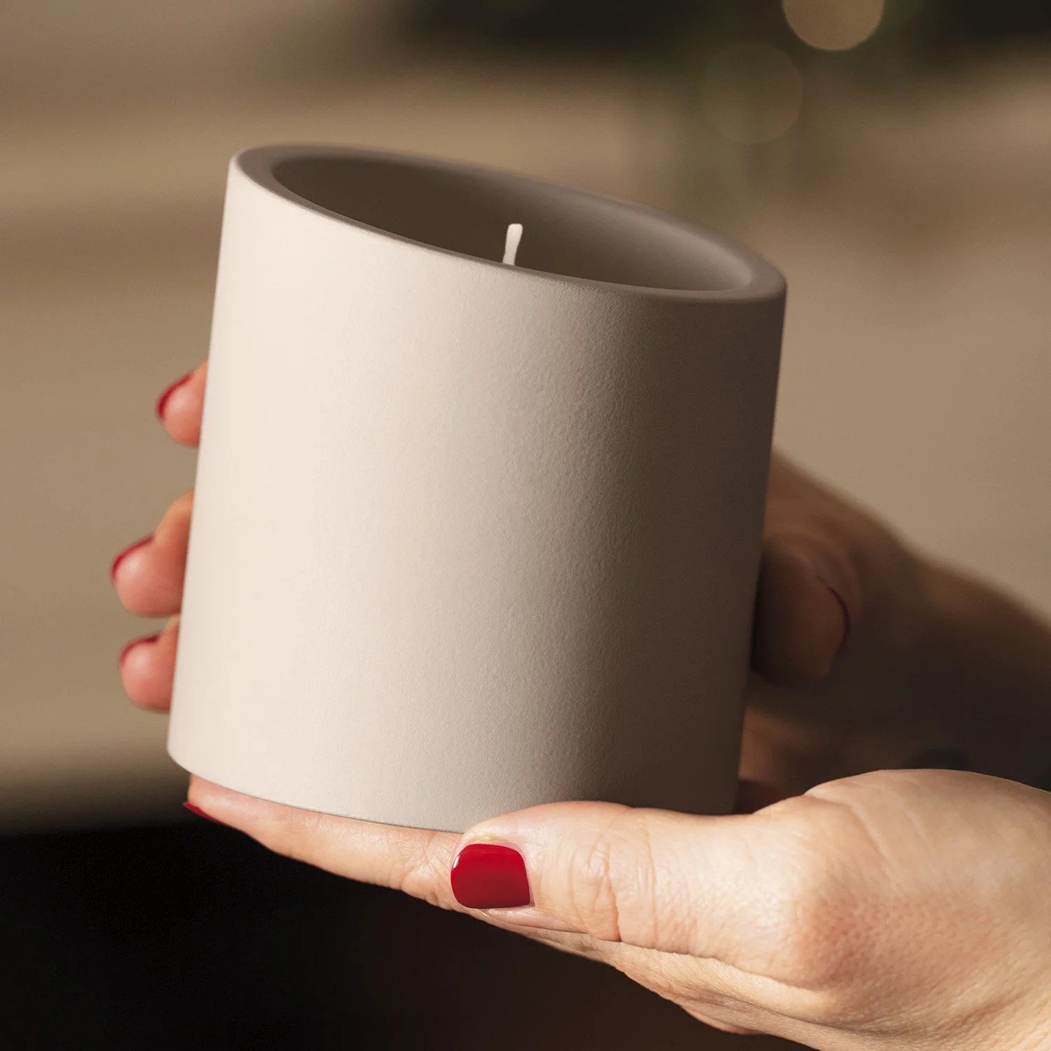 NewMoon Home Energy Подсвечник с ароматической свечой 9 см