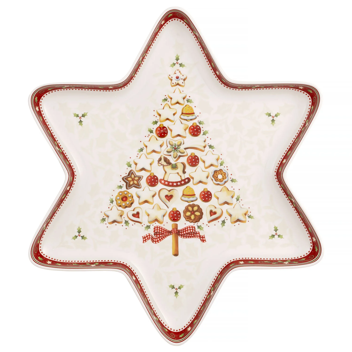 Winter Bakery Delight Салатное блюдо в форме звезды 38 см
