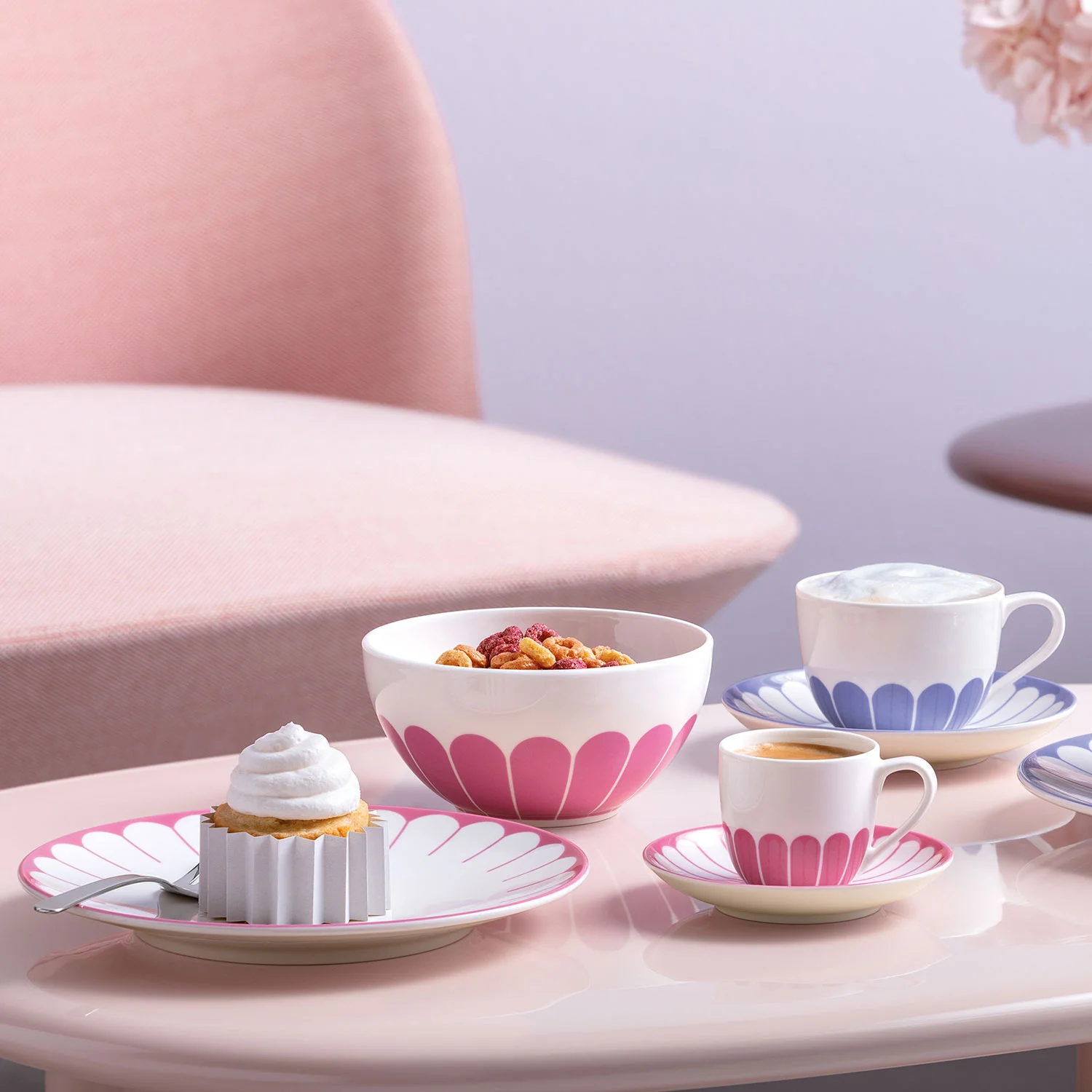 Fleur Cassis Салатная тарелка 21 см