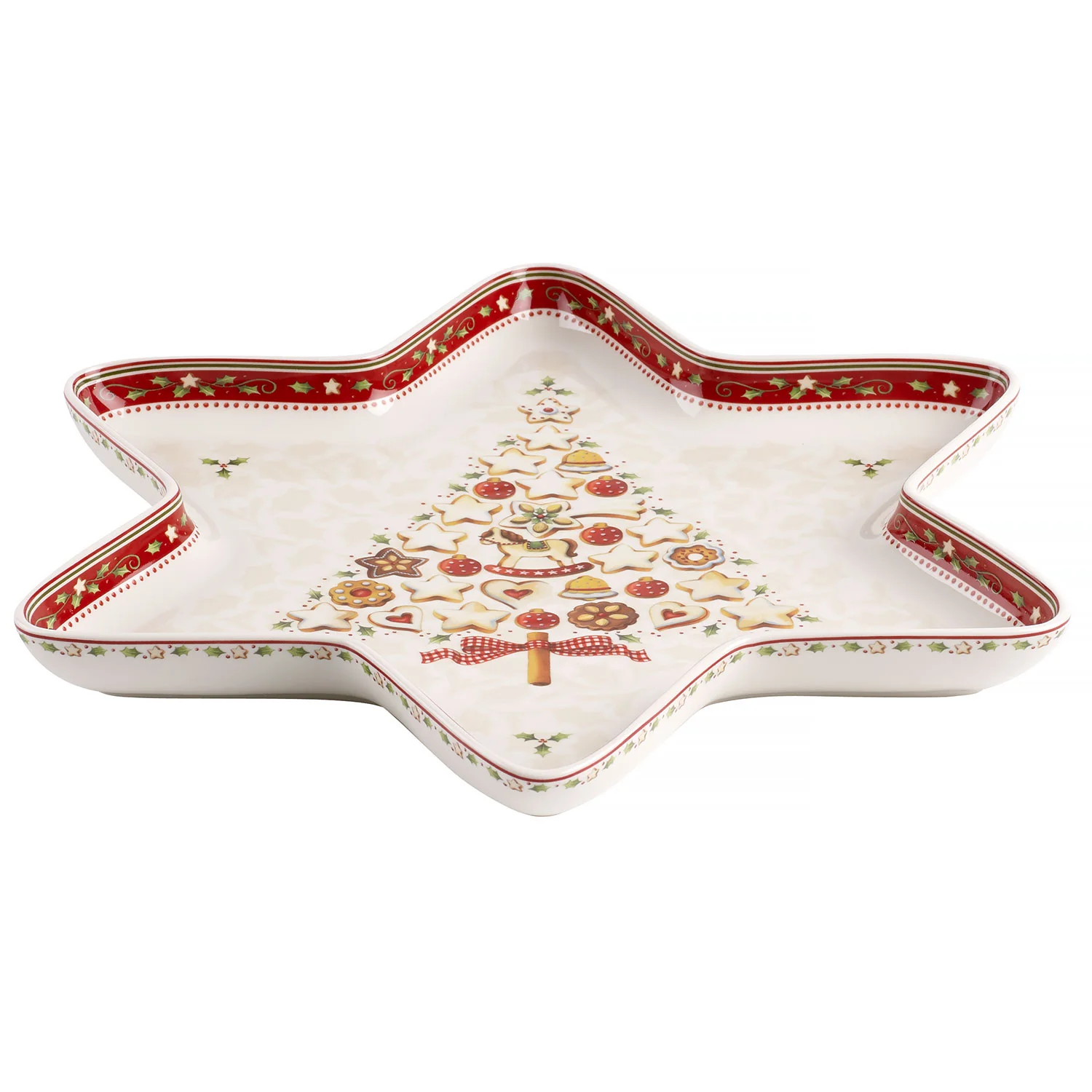Winter Bakery Delight Салатное блюдо в форме звезды 38 см