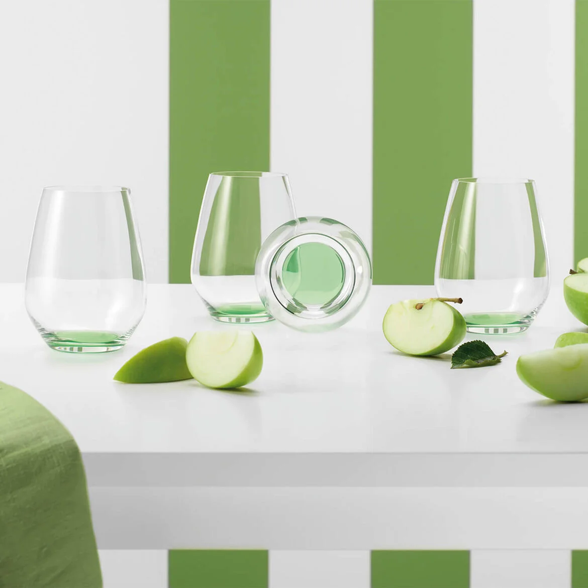 Colourful Life Green Apple Набор стаканов 420 мл, 4 предмета