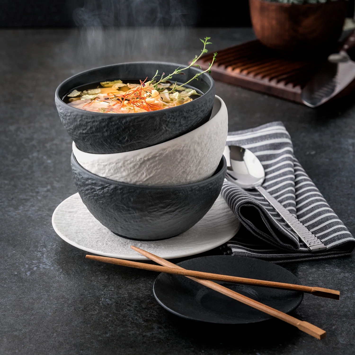 Manufacture Rock blanc Плоская тарелка 25 см